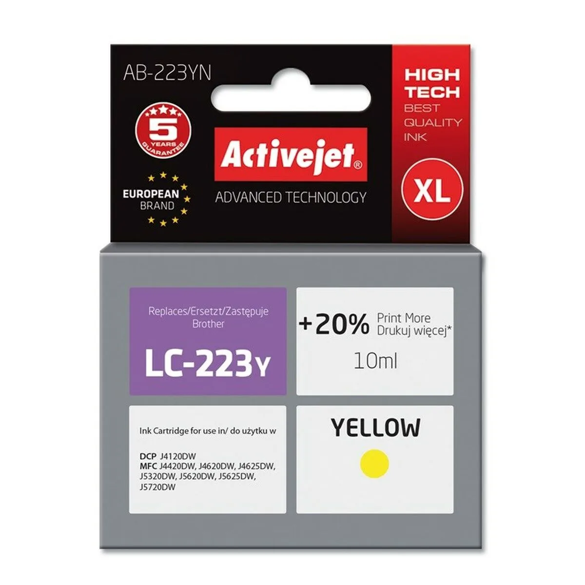 Cartouche d encre originale activejet ab 223yn jaune s911240460. Votre foyer mérite le style et le confort des produits Diaytar Home.