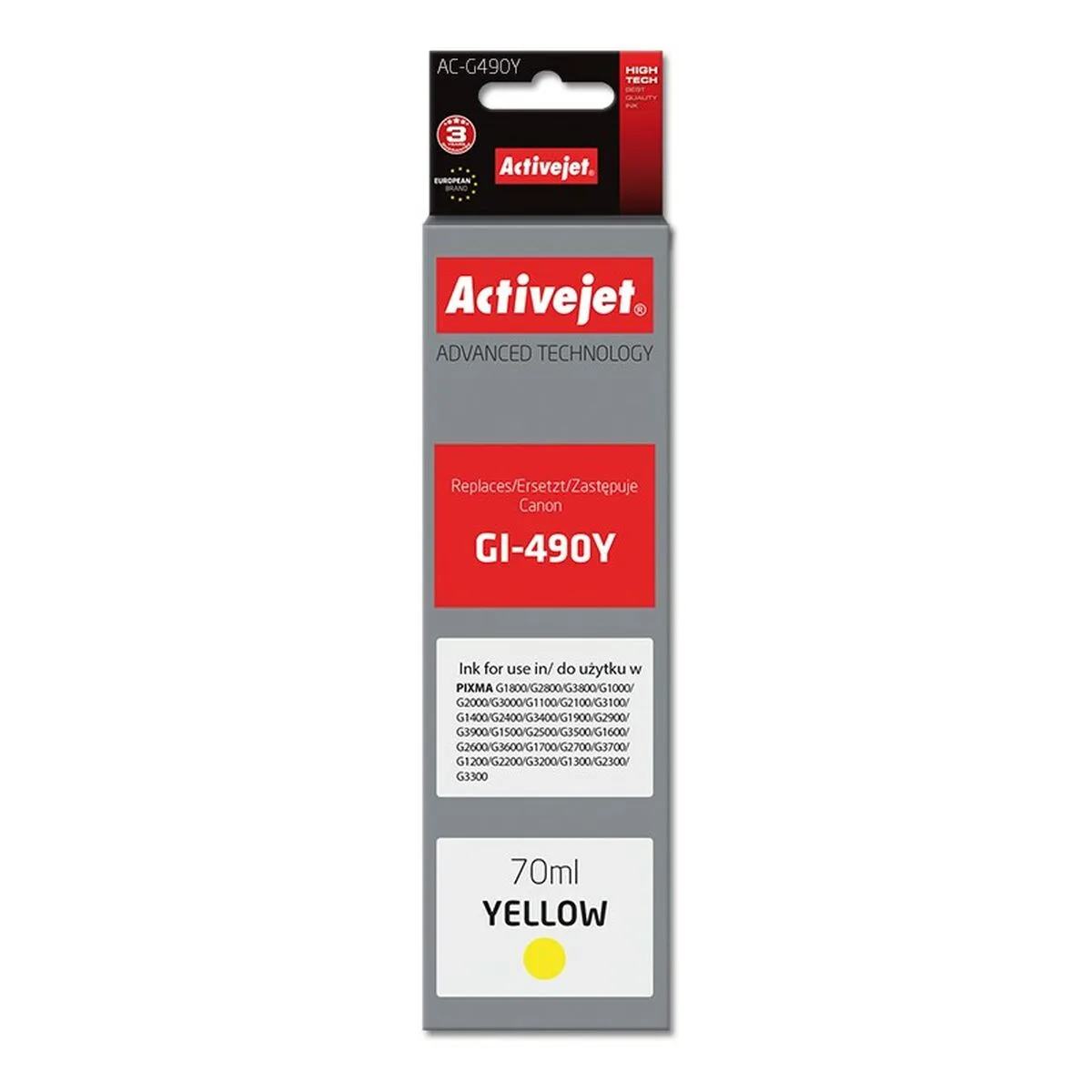 Cartouche d encre originale activejet ac g490y jaune s911247157. Diaytar s'engage : derrière chaque produit se cache une promesse de qualité, de durabilité et de satisfaction.