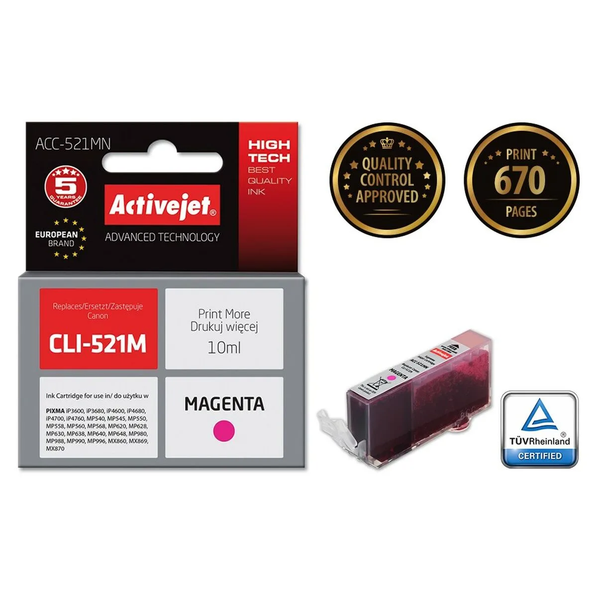 Cartouche d encre originale activejet acc 521mn magenta s911243297. Style et élégance se conjuguent parfaitement dans notre rayon mode Diaytar.