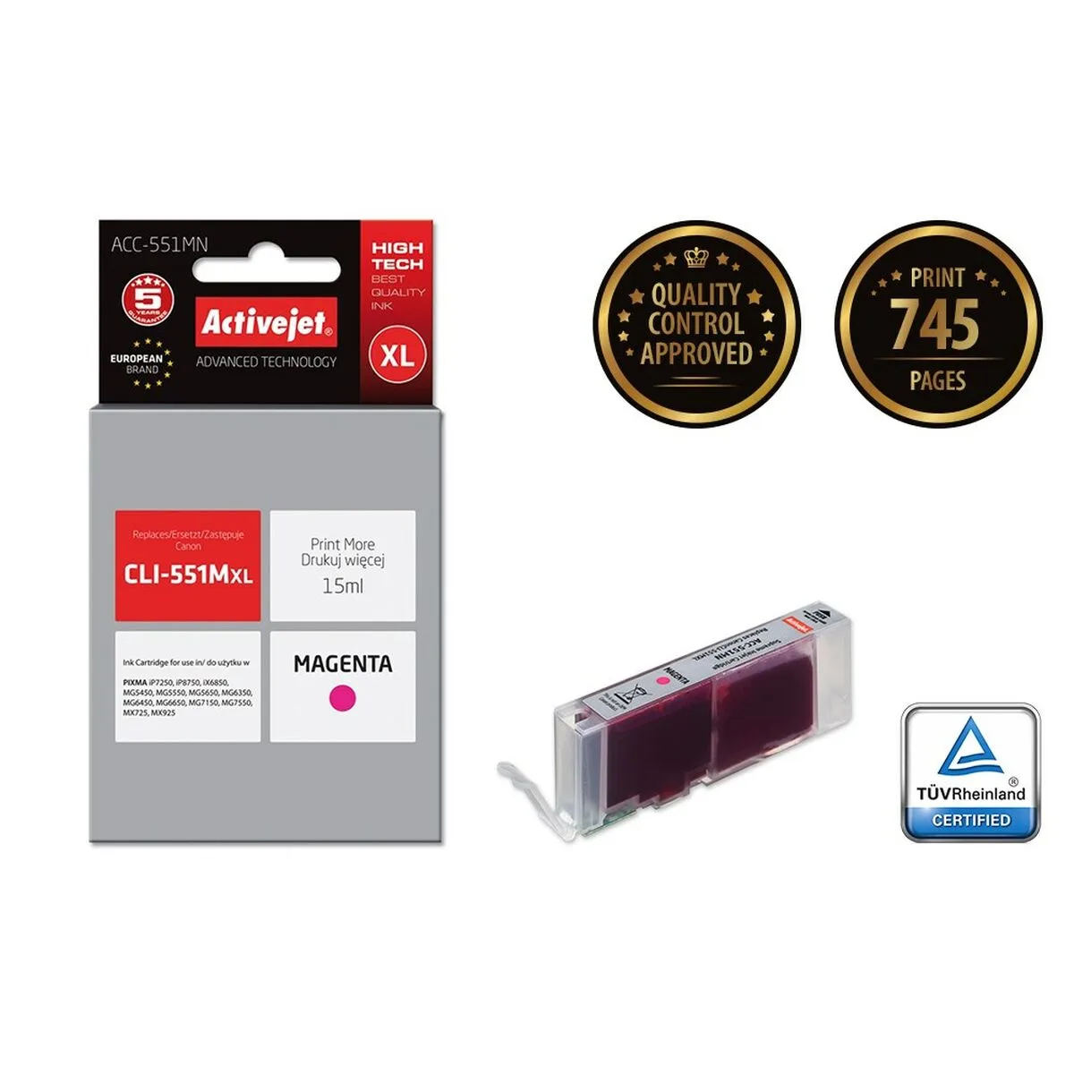 Cartouche d encre originale activejet acc 551mn magenta s911244761. Diaytar, c'est le manifeste d'un shopping plus intelligent, plus rapide, et résolument plus gratifiant.