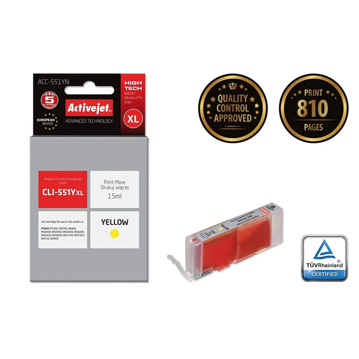 Cartouche d encre originale activejet acc 551yn jaune s911244878. Diaytar, le reflect de vos envies multiples : une gamme de produits soigneusement composée pour sa diversité et sa pertinence