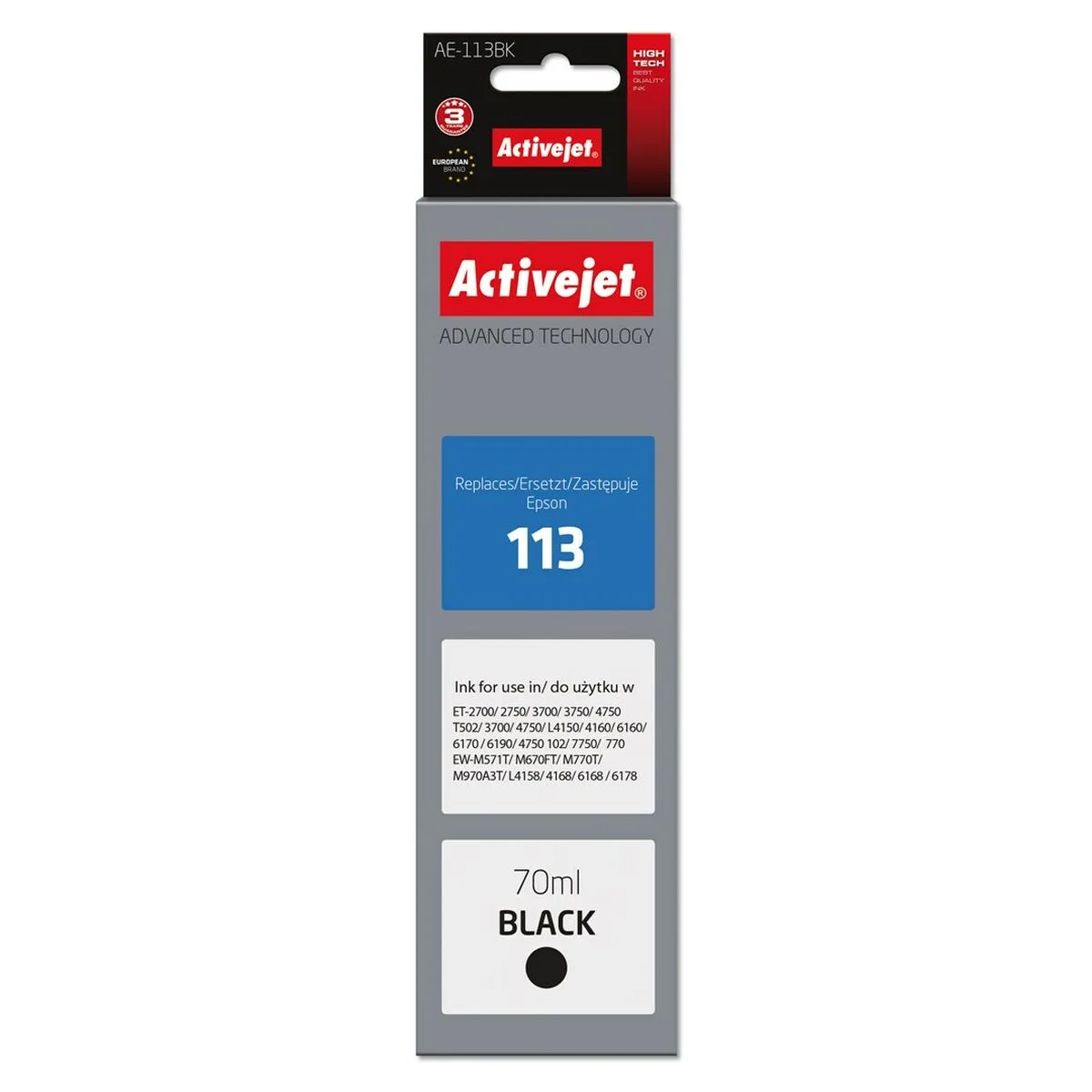Cartouche d encre originale activejet ae 113bk noir s911254492. Oubliez tout ce que vous savez sur le e-commerce. Diaytar réécrit les règles avec une offre audacieuse et éclectique.