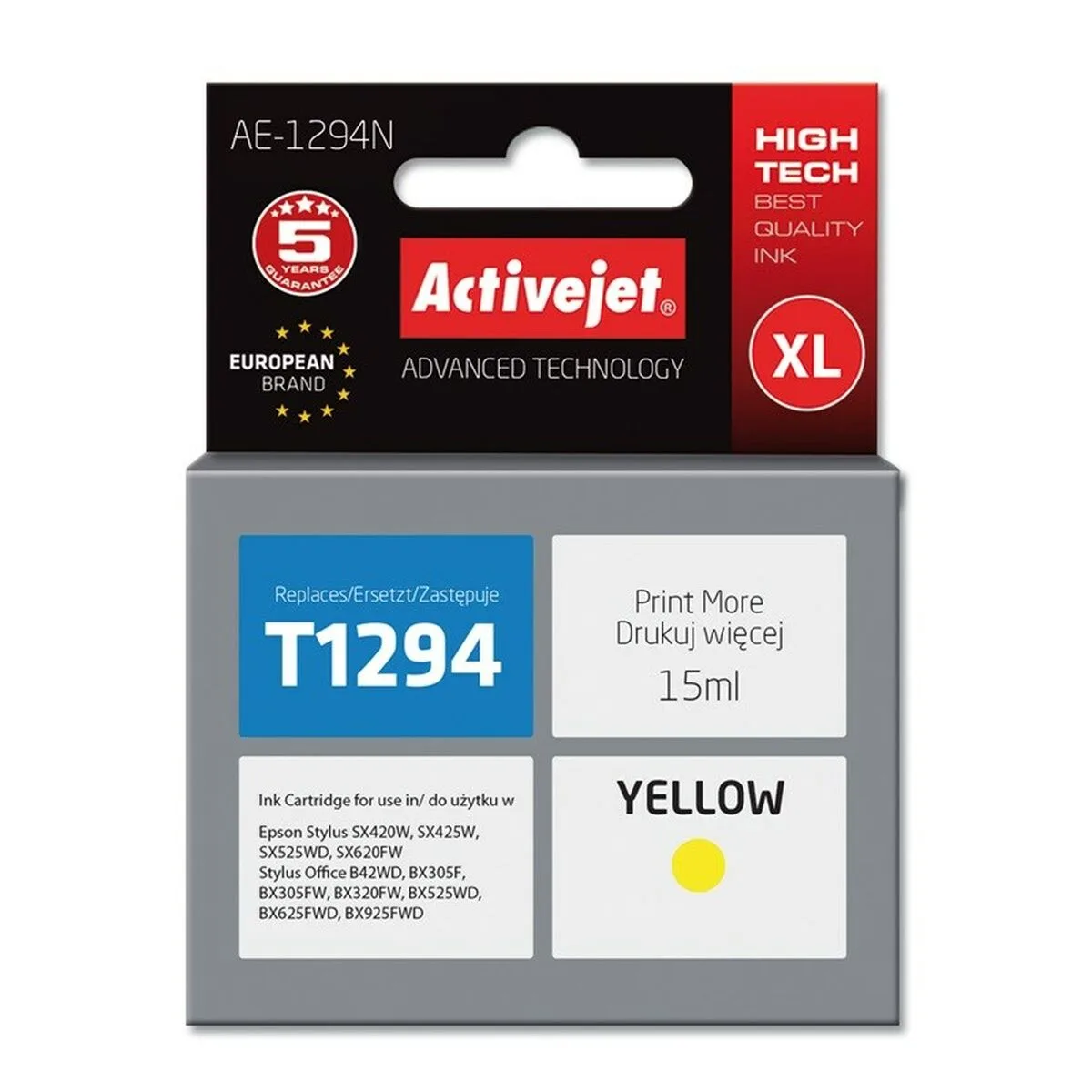 Cartouche d encre originale activejet ae 1294n jaune s911249145. Pour un shopping sans limites : Diaytar déniche pour vous le meilleur des produits généraux, électroniques et de style de vie
