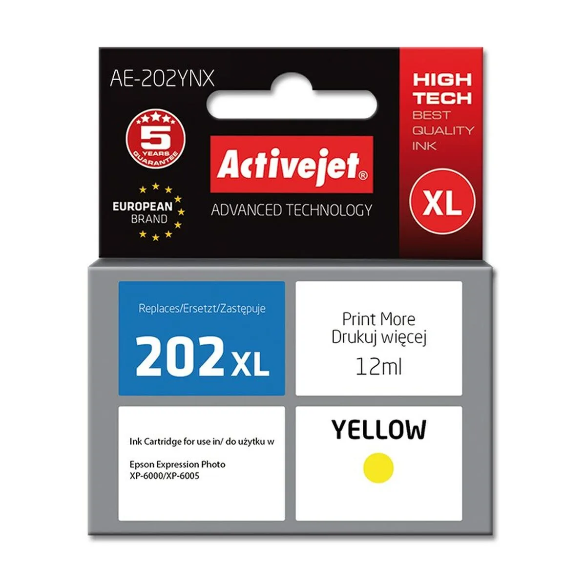 Cartouche d encre originale activejet ae 202ynx jaune s911253939. Diaytar anticipe les tendances pour vous offrir le meilleur de la mode.