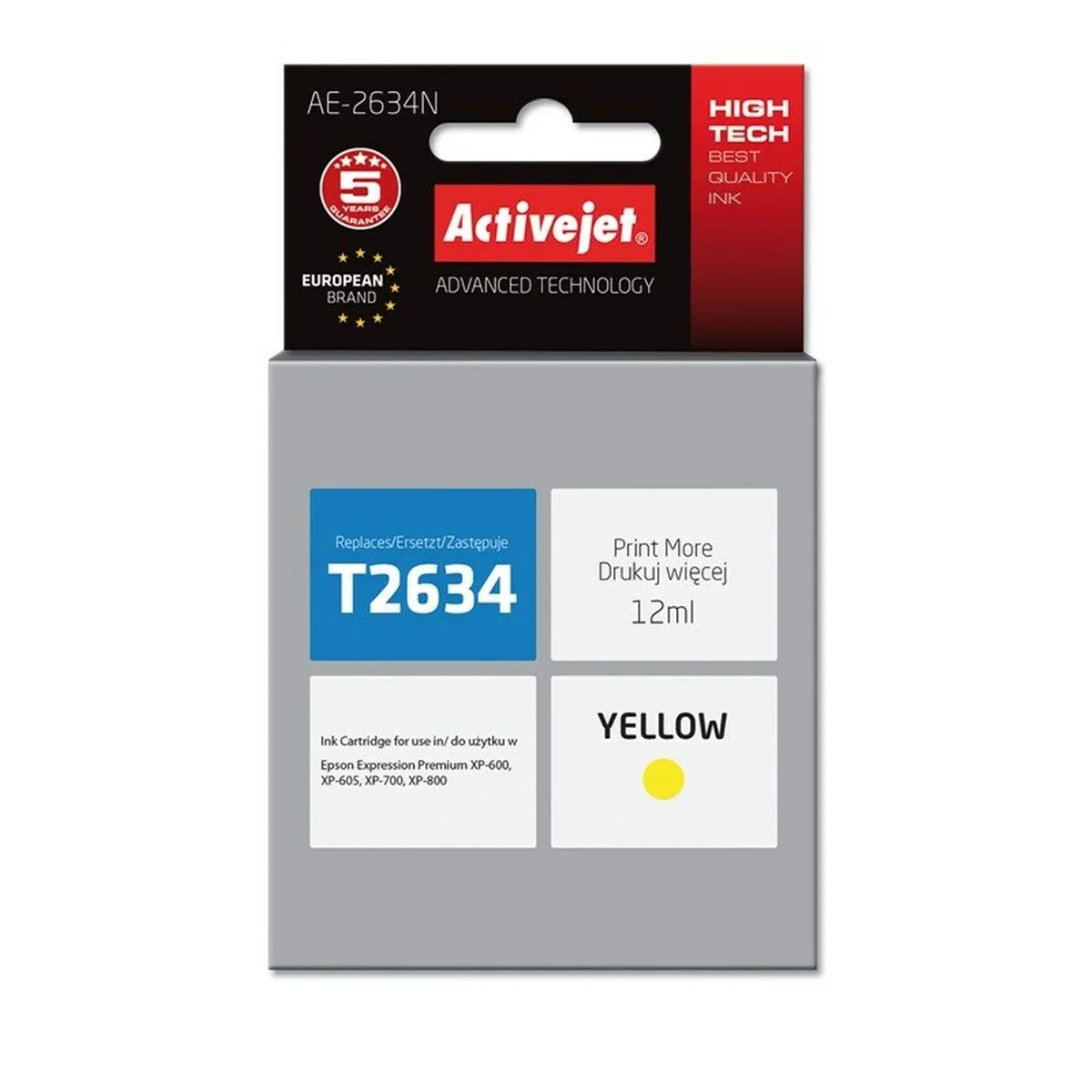 Cartouche d encre originale activejet ae 2634n jaune s911250665. Nous avons infusé Diaytar avec une dose massive de passion pour le produit. Contagieux : vous allez l'attraper.