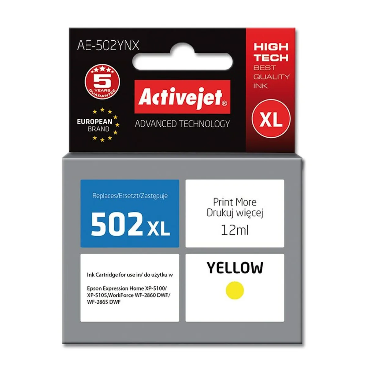 Cartouche d encre originale activejet ae 502ynx jaune s911253572. Diaytar, le curateur de votre style de vie moderne, à travers une offre généraliste constamment renouvelée et actualisée