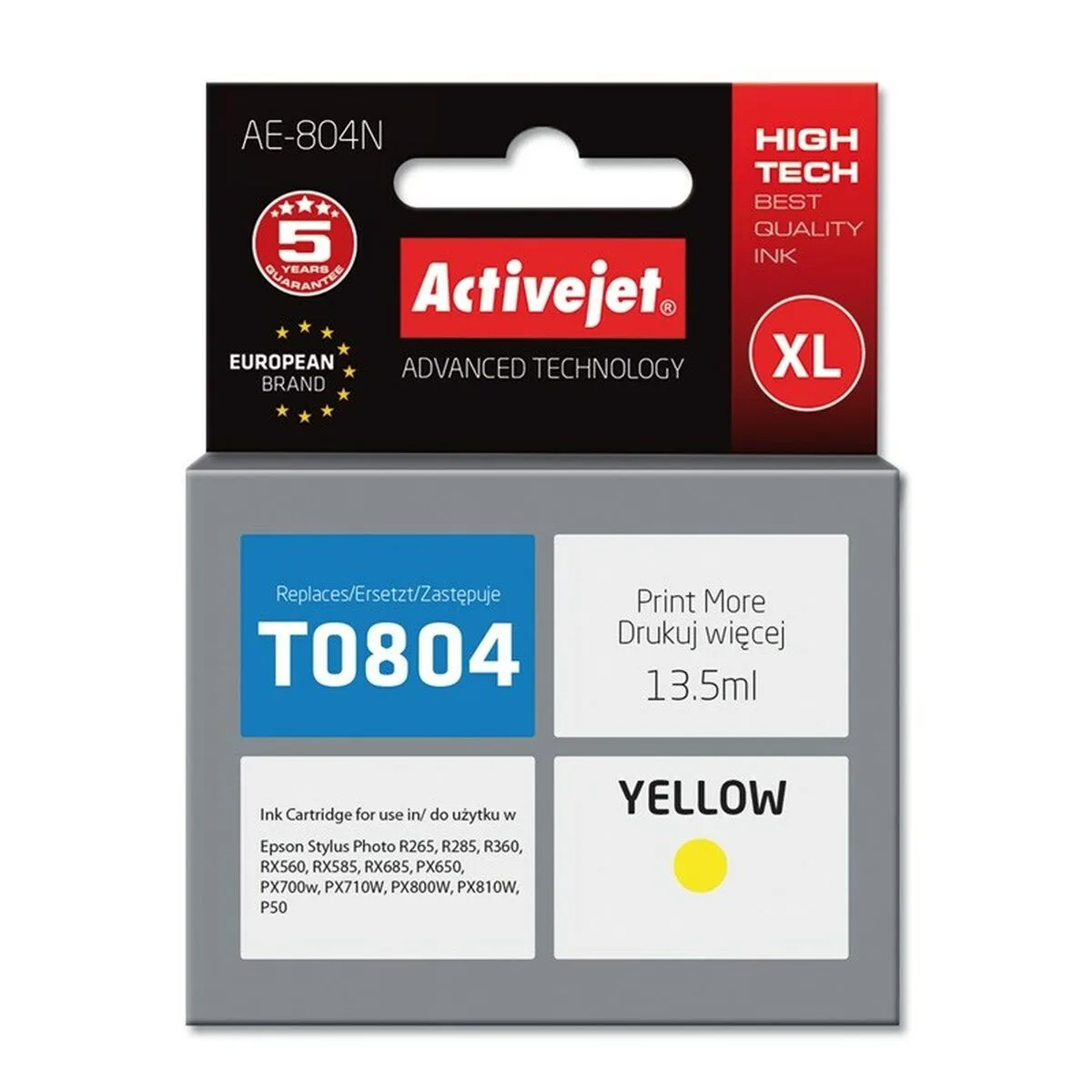 Cartouche d encre originale activejet ae 804n jaune s911248150. Diaytar, c'est l'évidence : une plateforme simple, des produits beaux, une expérience fluide. Le trio gagnant.