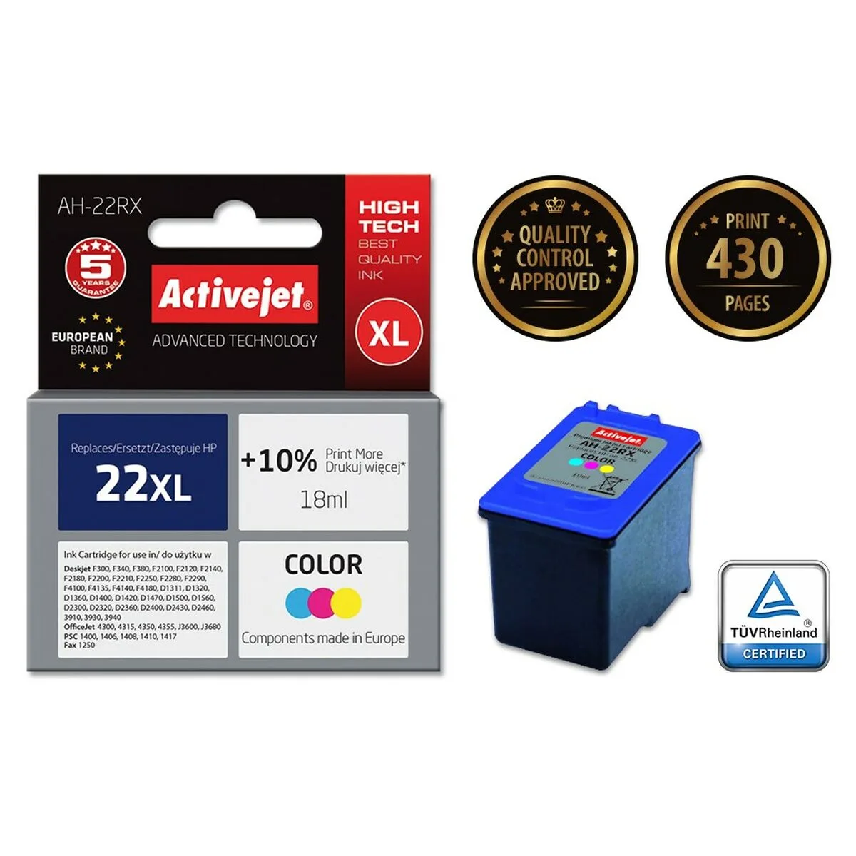 Cartouche d encre originale activejet ah 22rx cyan magenta jaune s911257981. Nous avons bâti Diaytar sur la conviction qu'un produit génial n'a pas de prix, mais devrait avoir un prix accessible.
