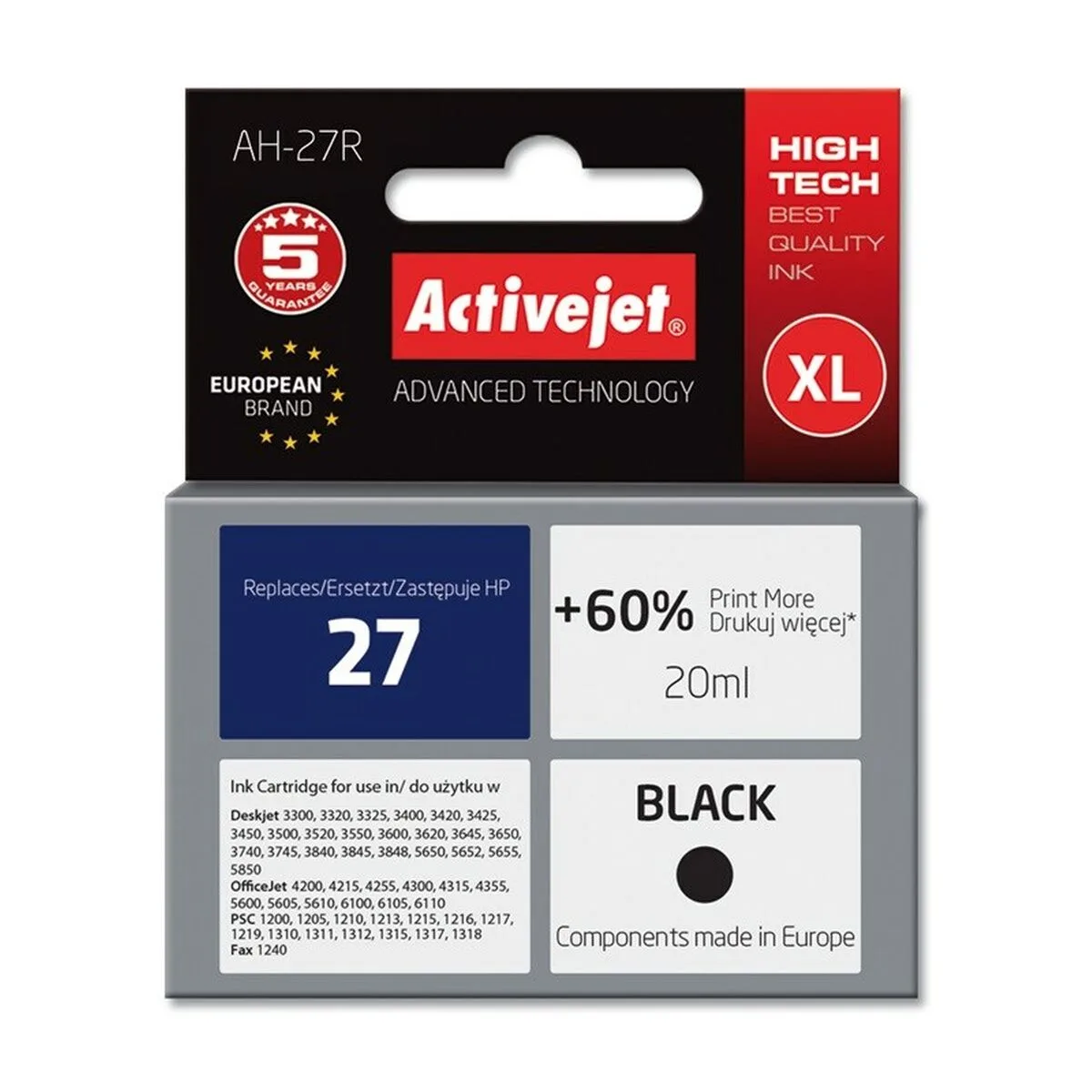 Cartouche d encre originale activejet ah 27r noir s911255666. Nous avons conçu Diaytar pour être intuitif, comme vos produits préférés. Simple, efficace, et terriblement séduisant.
