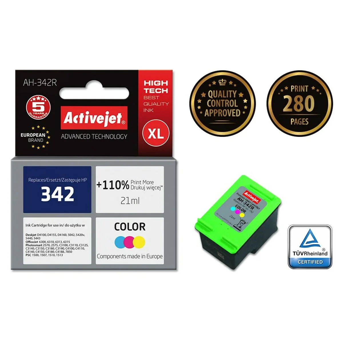 Cartouche d encre originale activejet ah 342r blanc cyan magenta jaune s911257830. Diaytar vous propose une sélection pointue de produits électroniques innovants et d'articles maison qui transforment votre quotidien