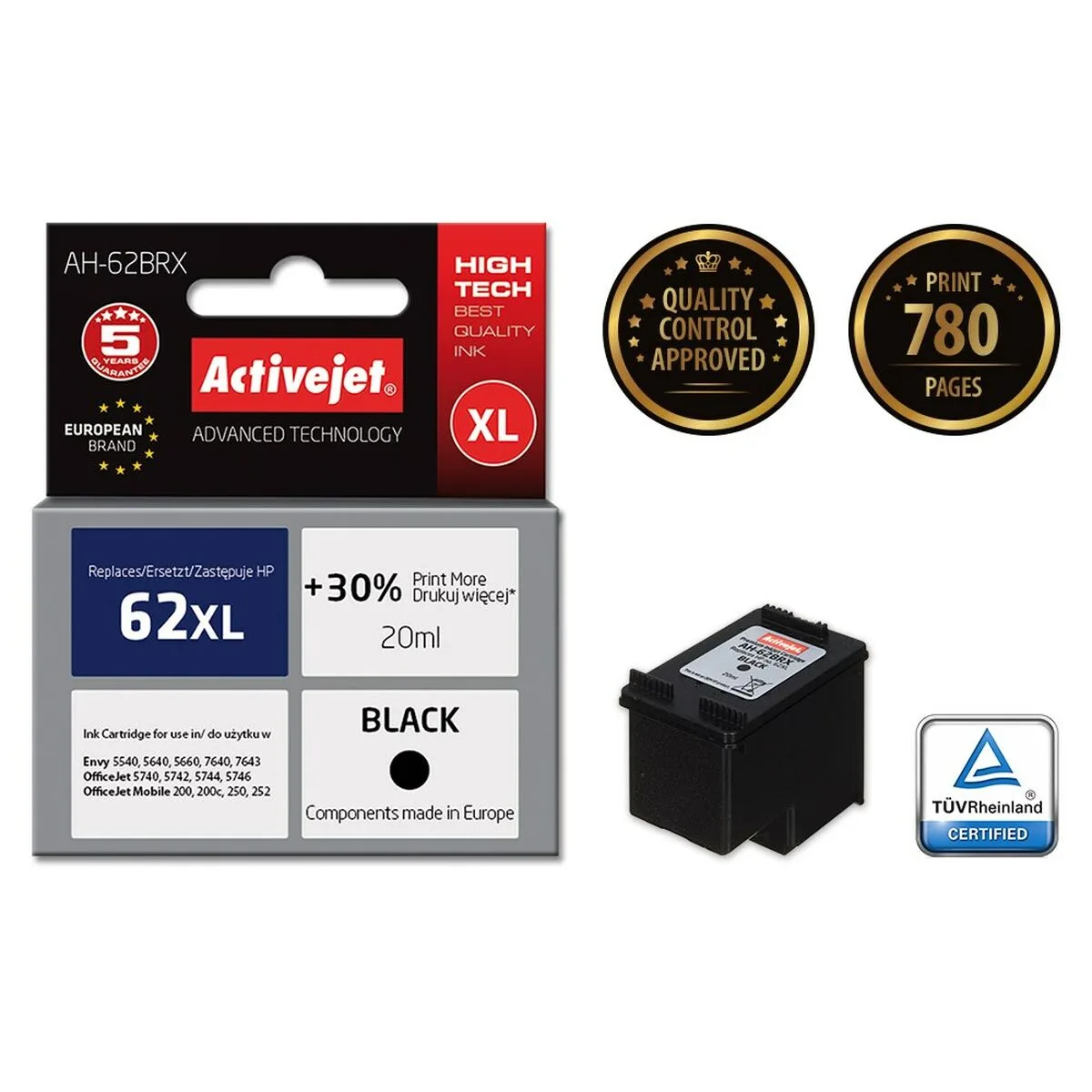 Cartouche d encre originale activejet ah 62brx noir s911267372. Diaytar, c'est la vitrine ultime des produits qui comptent vraiment, ceux qui simplifient et embellissent existant.