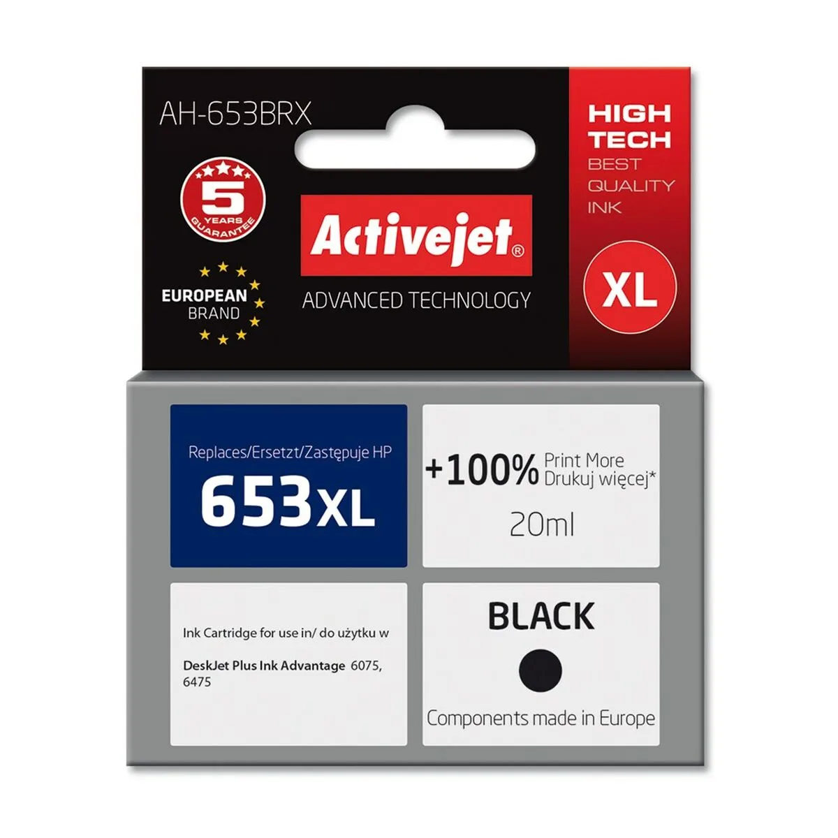 Cartouche d encre originale activejet ah 653brx noir s911268856. Diaytar, le trait d'union entre vos besoins pratiques et vos aspirations esthétiques, à travers une offre généraliste pointue