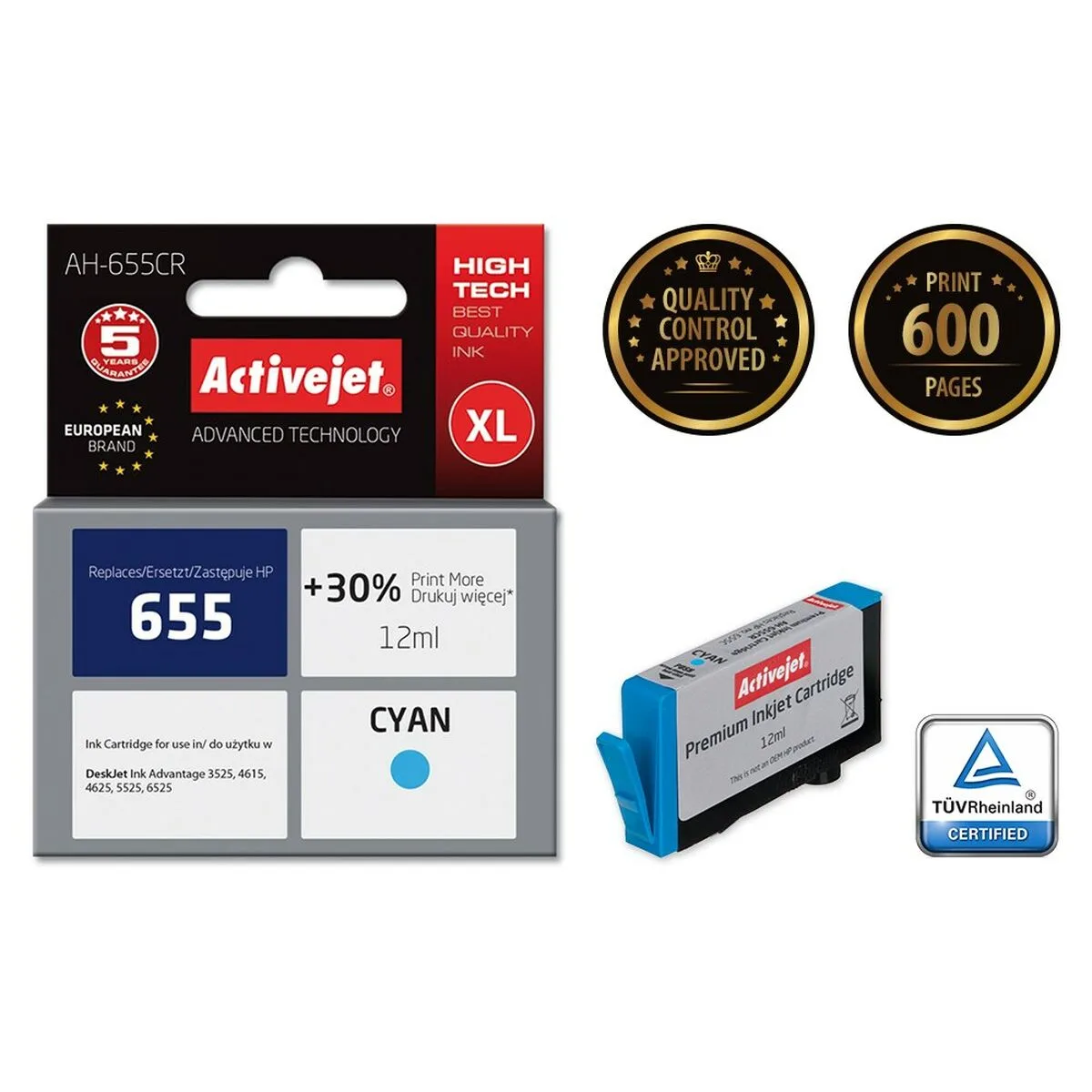 Cartouche d encre originale activejet ah 655cr cyan s911263428. Chez Diaytar, nous célébrons l'innovation sous toutes ses formes, des produits high-tech les plus fous aux objets maison les plus malins.