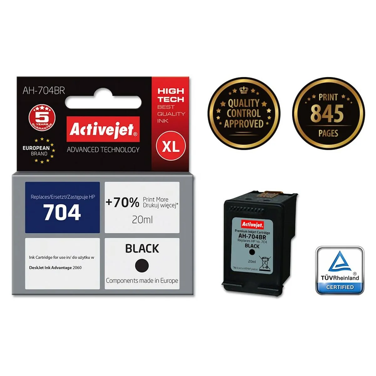 Cartouche d encre originale activejet ah 704br noir s911260785. Bienvenue chez Diaytar, où nous croyons que le meilleur produit est celui qui vous trouve, et non l'inverse.