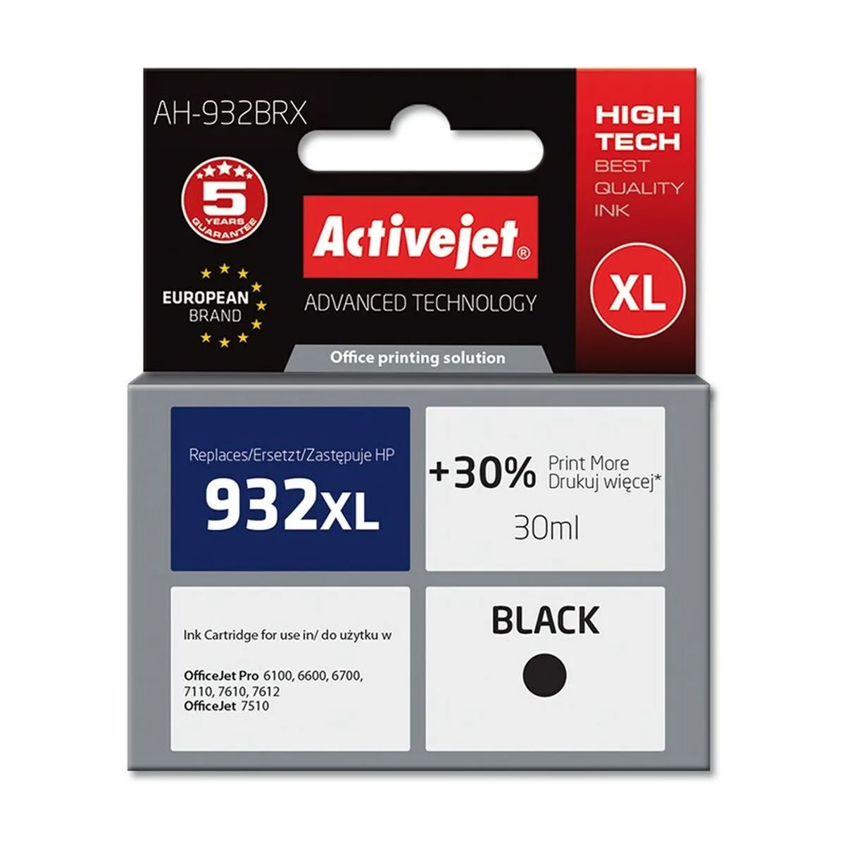 Cartouche d encre originale activejet ah 932brx noir s911262740. Diaytar, c'est la vitrine ultime des produits qui comptent vraiment, ceux qui simplifient et embellissent existant.