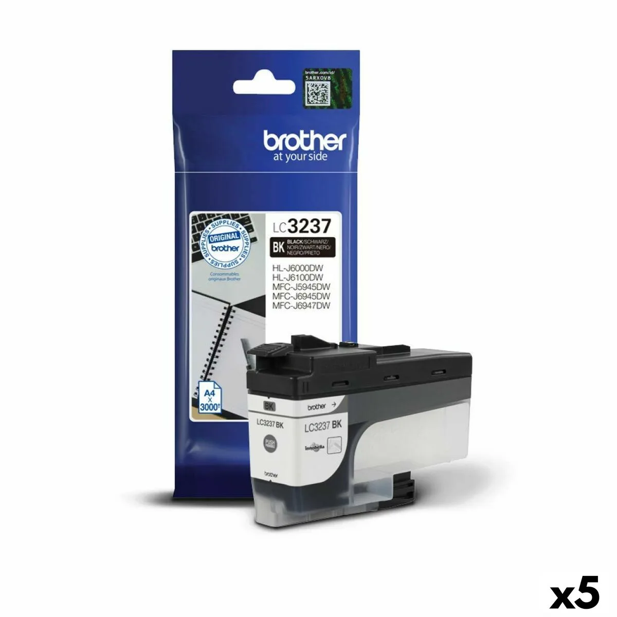 Cartouche d encre originale brother hlj6000 mfcj5945 6945 noir 5 unites s843690683. Notre équipe chez Diaytar est une brigade de passionnés, toujours en chasse pour dénicher la perle rare qui vous fera vibrer.