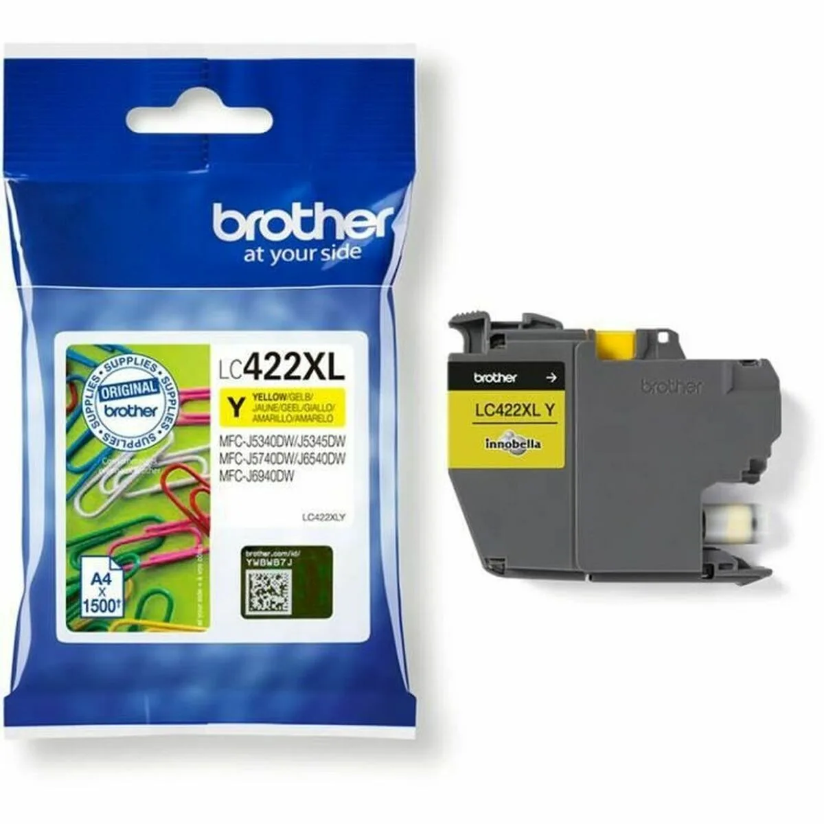 Cartouche d encre originale brother lc 422xly jaune m050306646. Bienvenue chez Diaytar, où nous croyons que le meilleur produit est celui qui vous trouve, et non l'inverse.