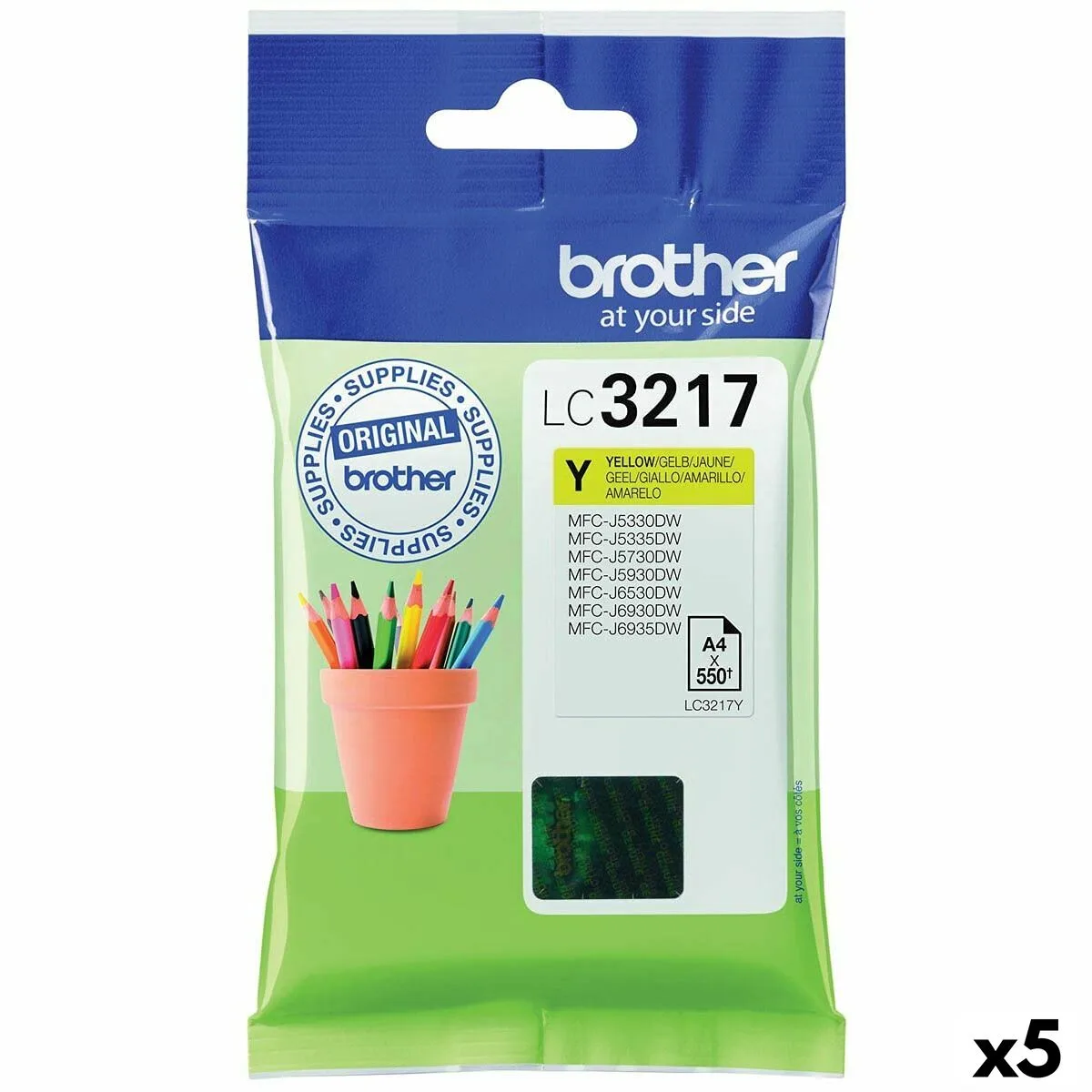 Cartouche d encre originale brother lc3217 jaune 5 unites s843417290. Votre garde-robe mérite le style Diaytar - Découvrez nos nouveautés !