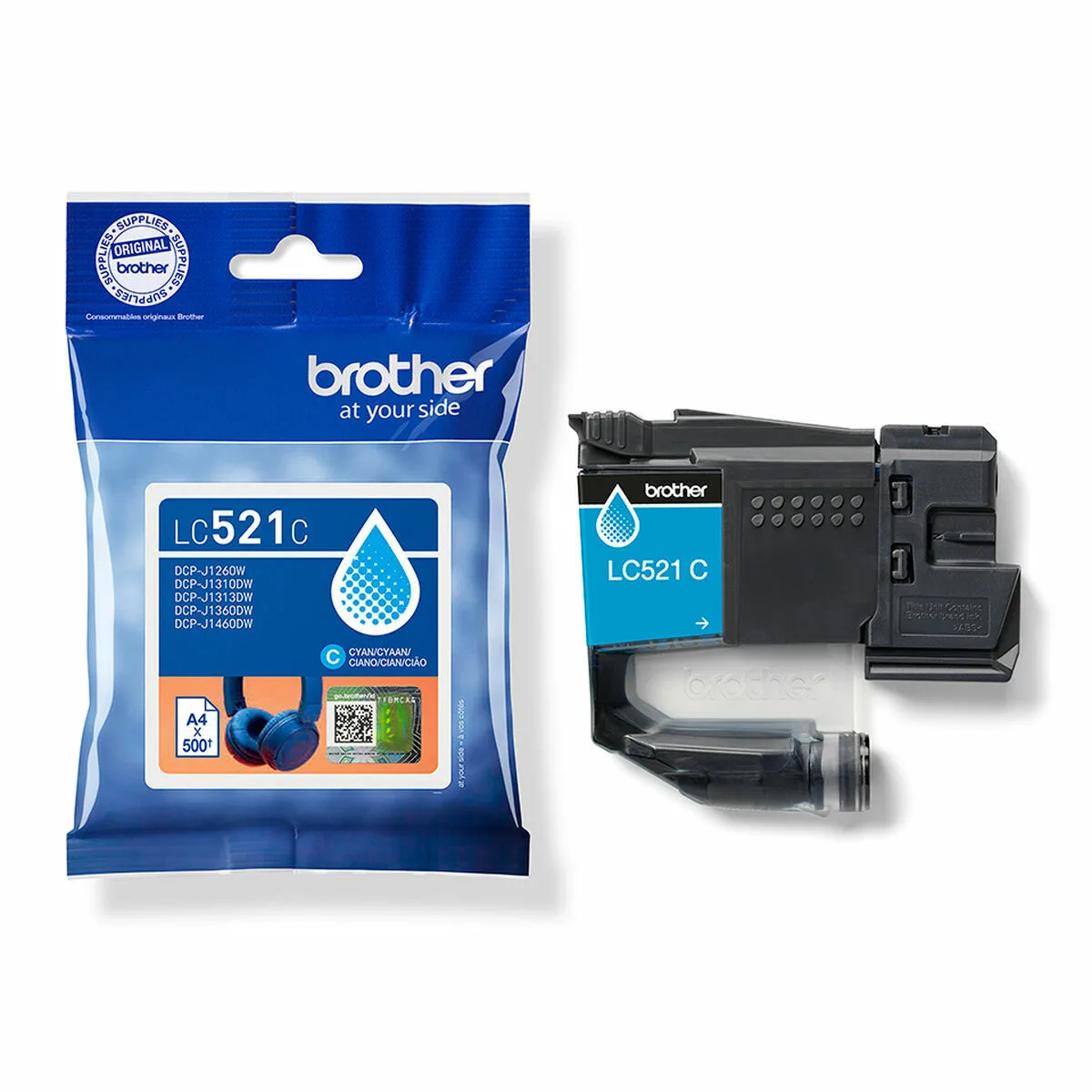 Cartouche d encre originale brother lc521c cyan m053009424. L'excellence à portée de clic avec la boutique en ligne Diaytar.