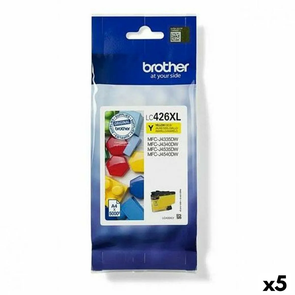 Cartouche d encre originale brother mfc j4340dw j4540dwxl j4540dw jaune 5 unites s843661976. Diaytar, le nom qui garantit que chaque produit, du plus technologique au plus basique, a été choisi avec goût et exigence