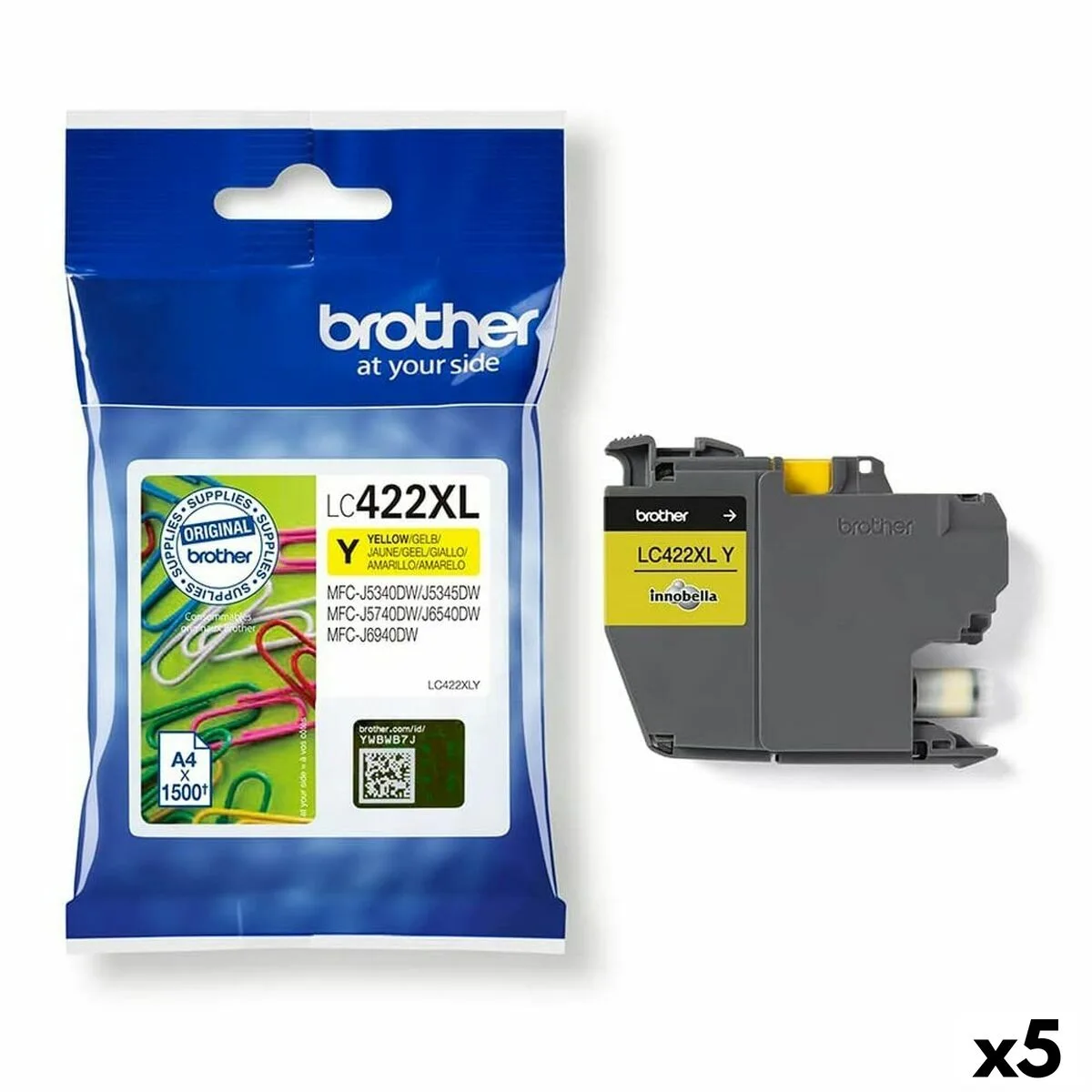 Cartouche d encre originale brother mfcj5340dw mfcj5740dw mfcj6540dw mfcj6940dw jaune 5 unites s843691349. Nous sommes les storytellers du produit ordinaire devenu extraordinaire. Bienvenue dans le récit Diaytar.