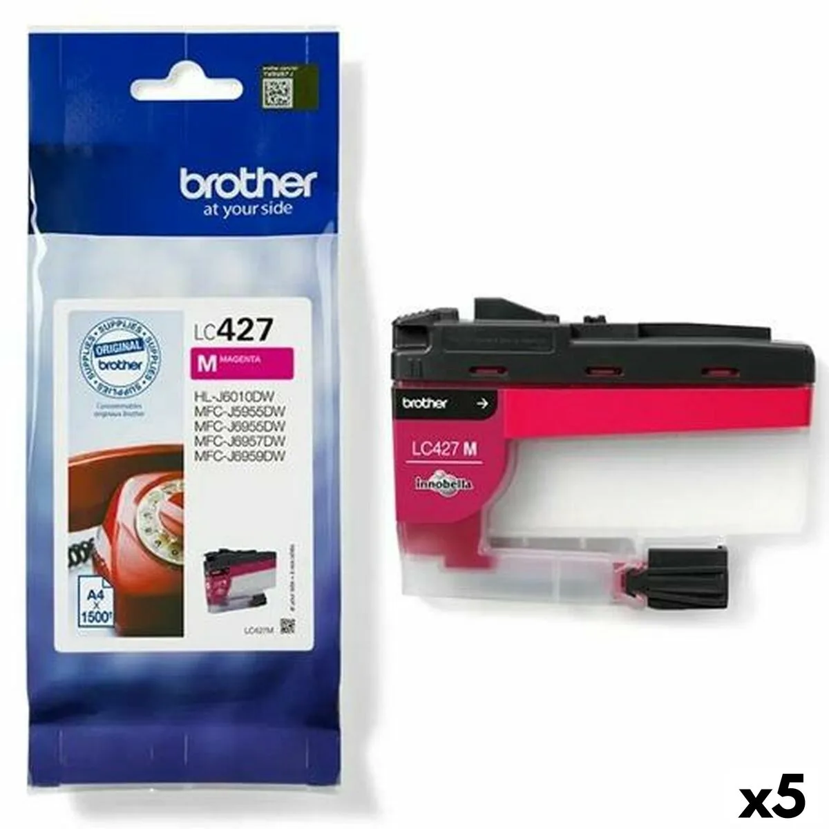 Cartouche d encre originale brother mfcj5955dw mfcj6955dw magenta 5 unites s843481892. Diaytar : Votre destination shopping en ligne pour découvrir les dernières tendances et produits généraux soigneusement sélectionnés