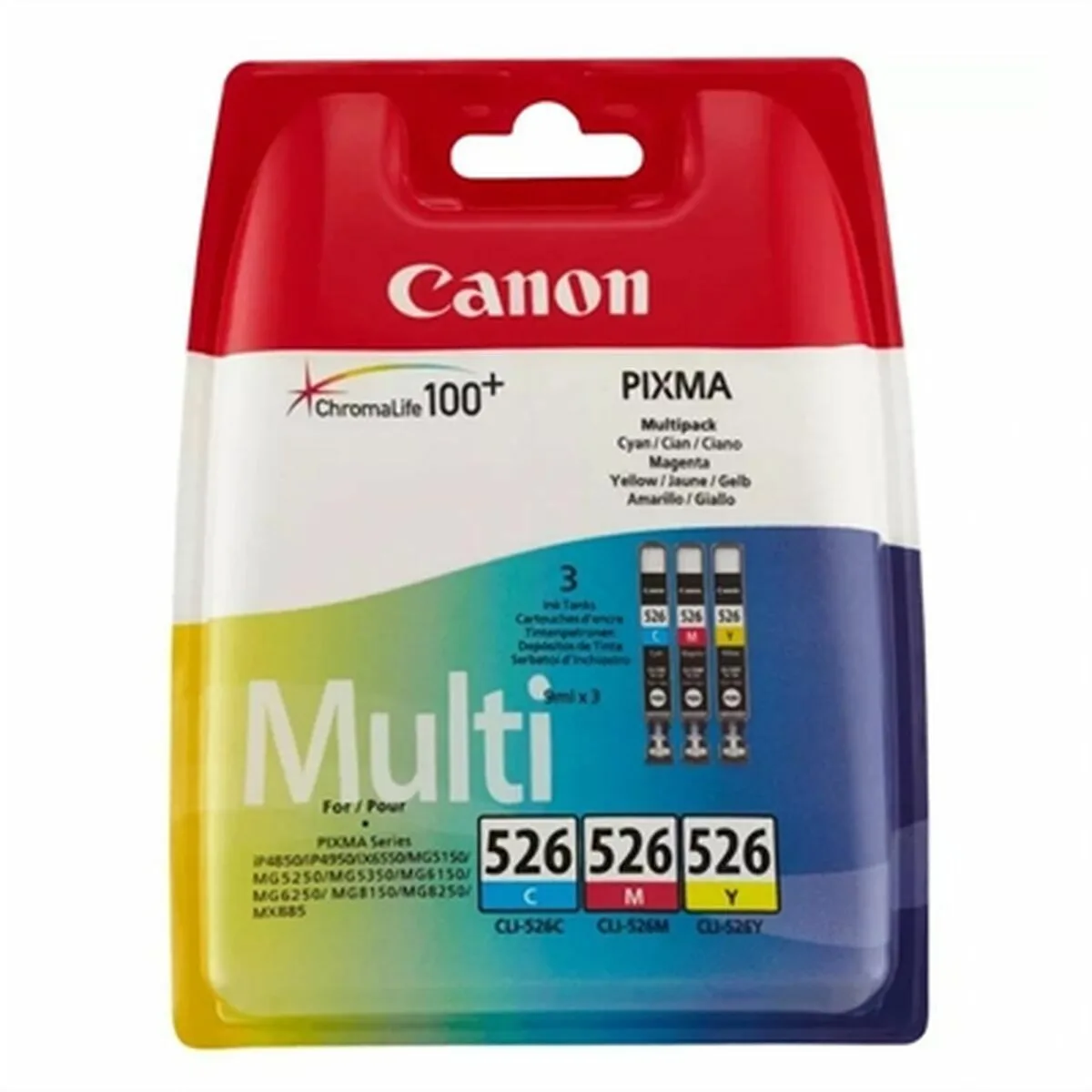 Cartouche d encre originale canon 4541b009 cyan magenta jaune 9 ml x 3 jaune cyan magenta s045174350. La recette Diaytar : un tiers de design, un tiers d'innovation, un tiers de fonctionnalité. Le tout saupoudré de tendance.