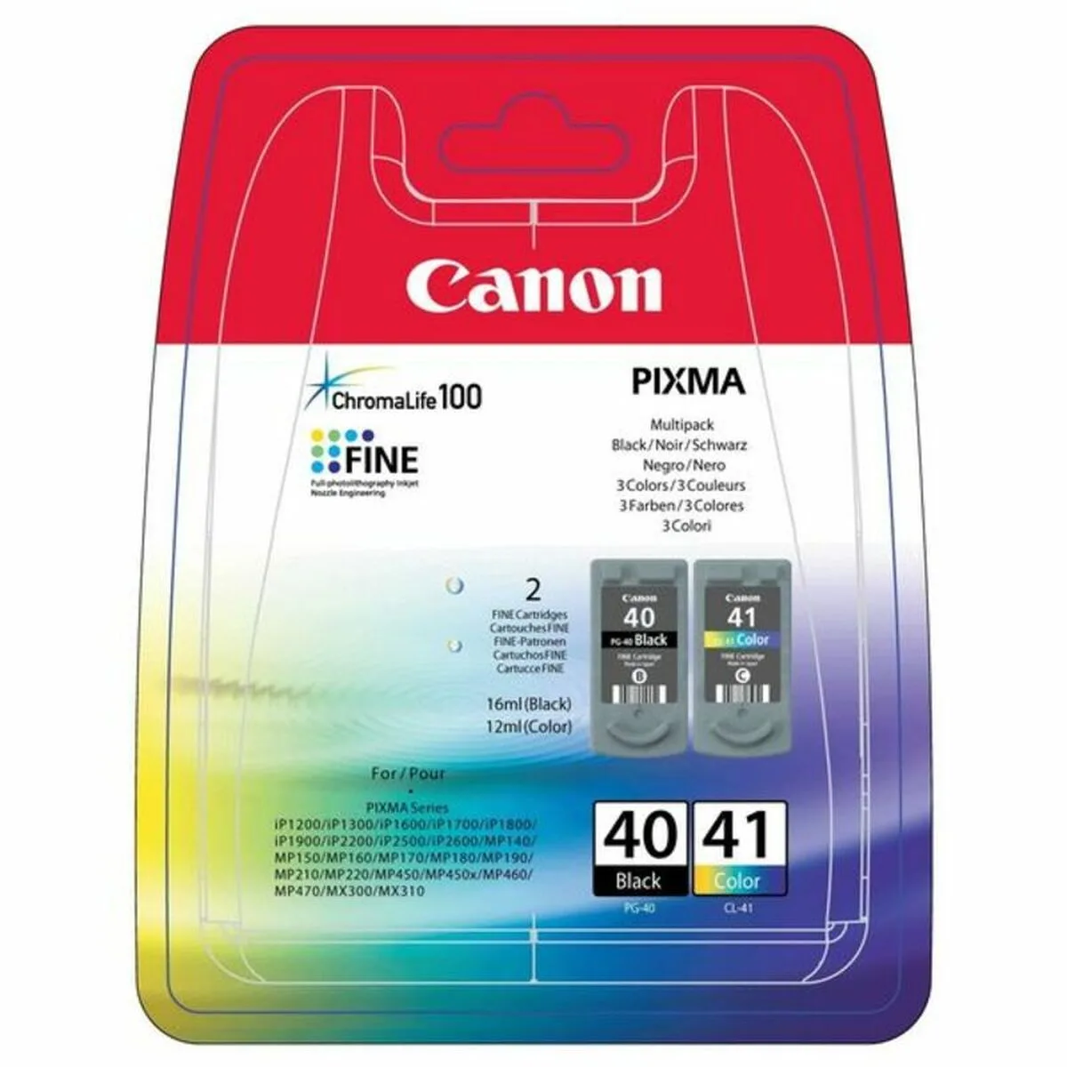 Cartouche d encre originale canon pg 40 cl 41 noir tricolore 2 uds m050403866. L'aventure Diaytar est une quête permanente de sens et d'esthétisme à travers des produits soigneusement pensés.