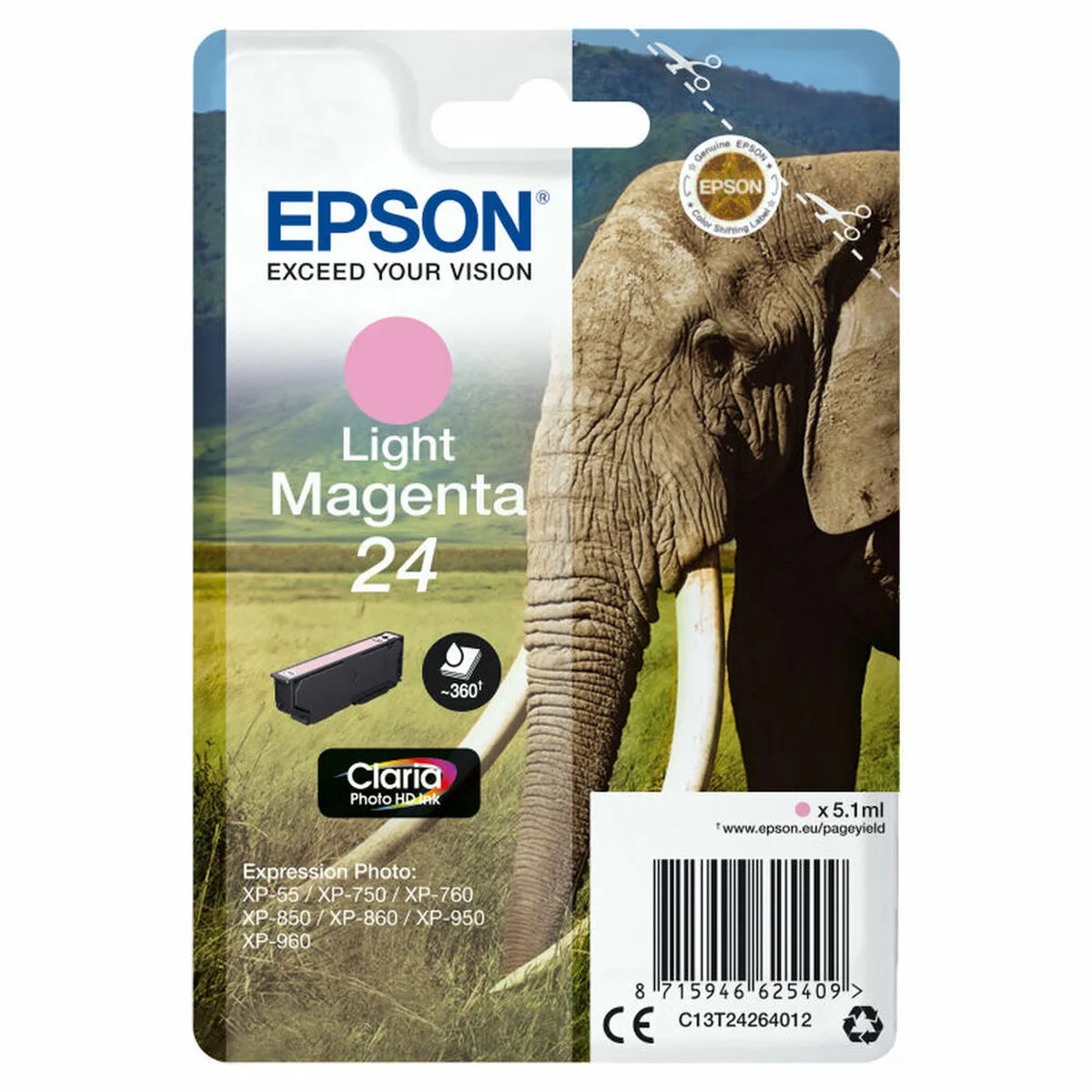 Cartouche d encre originale epson 235m119 magenta clair m050604776. Diaytar s'adapte à vos besoins avec une gamme complète et variée.