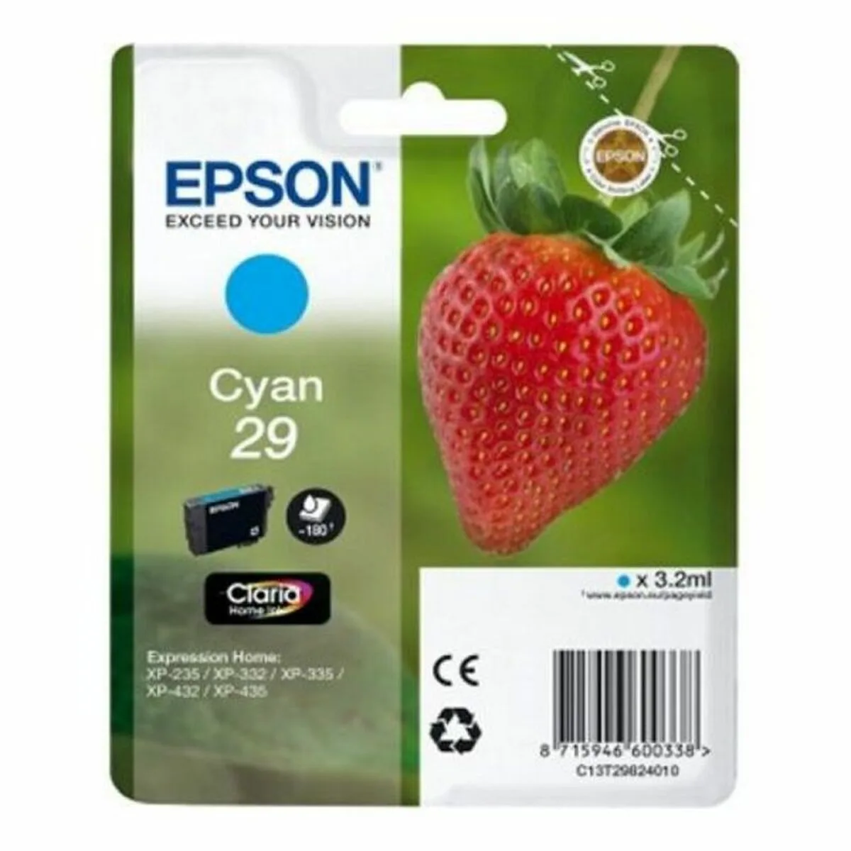 Cartouche d encre originale epson 235m242 cyan m050611076. Notre équipe Diaytar est une bande de dénicheurs compulsifs, toujours en quête du produit qui provoquera l'étincelle dans votre regard.