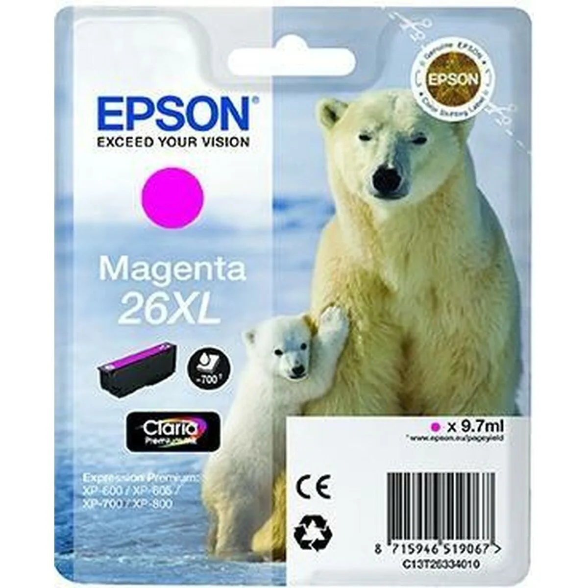 Cartouche d encre originale epson 26xl magenta s840541432. Diaytar incarne le renouveau du commerce en ligne : authentique, engagé et résolument tourné vers l'avenir.