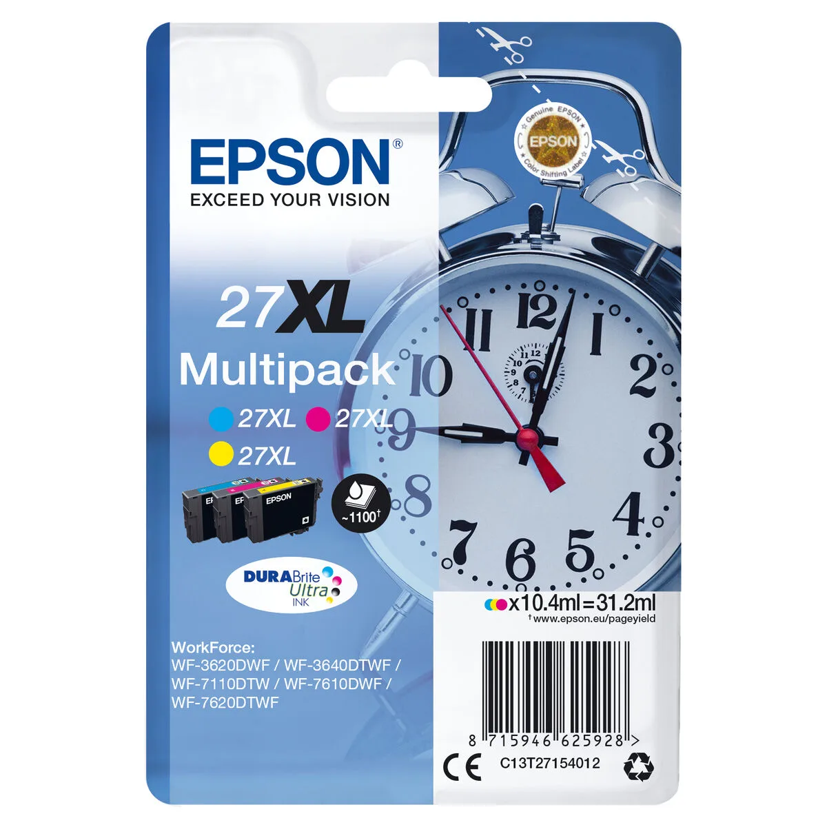 Cartouche d encre originale epson 27xl noir multicouleur cyan magenta jaune m050610340. Bienvenue dans le futur du shopping. Diaytar utilise la data pour anticiper vos besoins, mais garde la magie de la surprise.