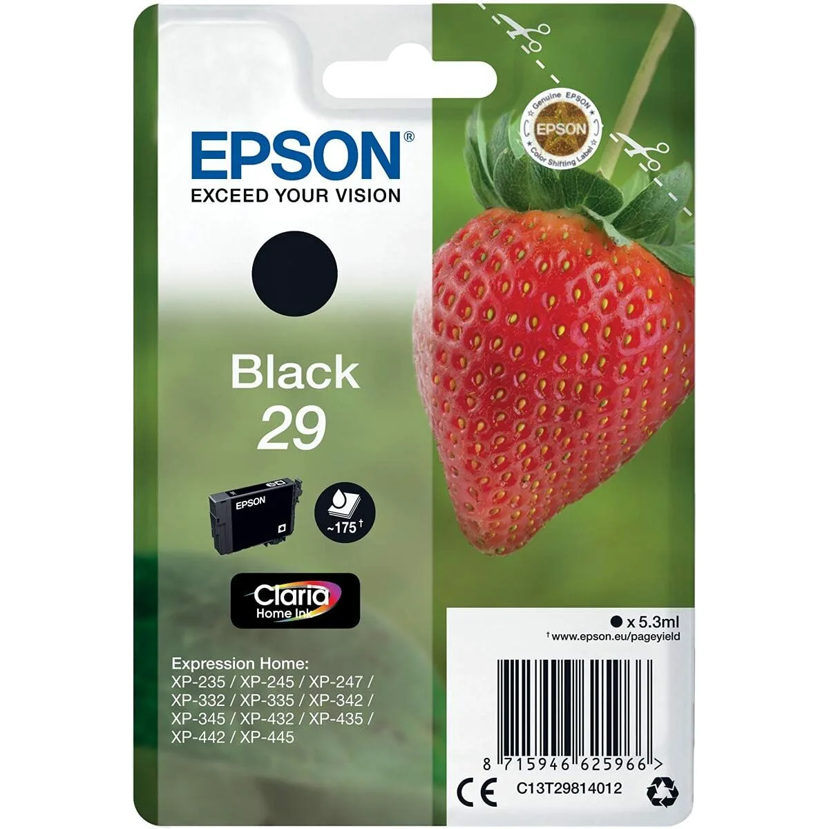 Cartouche d encre originale epson 29 xl noir 10 unites s843692310. Chez Diaytar, nous fusionnons l'utile à l'agréable avec une gamme complète de produits soigneusement choisis pour leur design et leur fonctionnalité