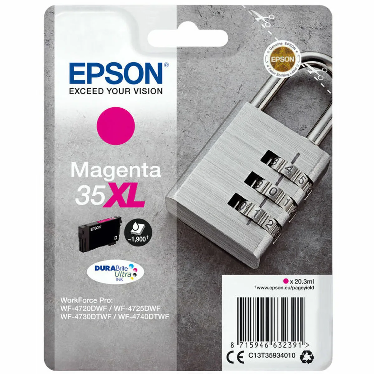 Cartouche d encre originale epson 35xl magenta s840547337. Diaytar a fait de la variété son arme secrète : une offre généraliste si vaste que vous y trouverez forcément l'inimaginable