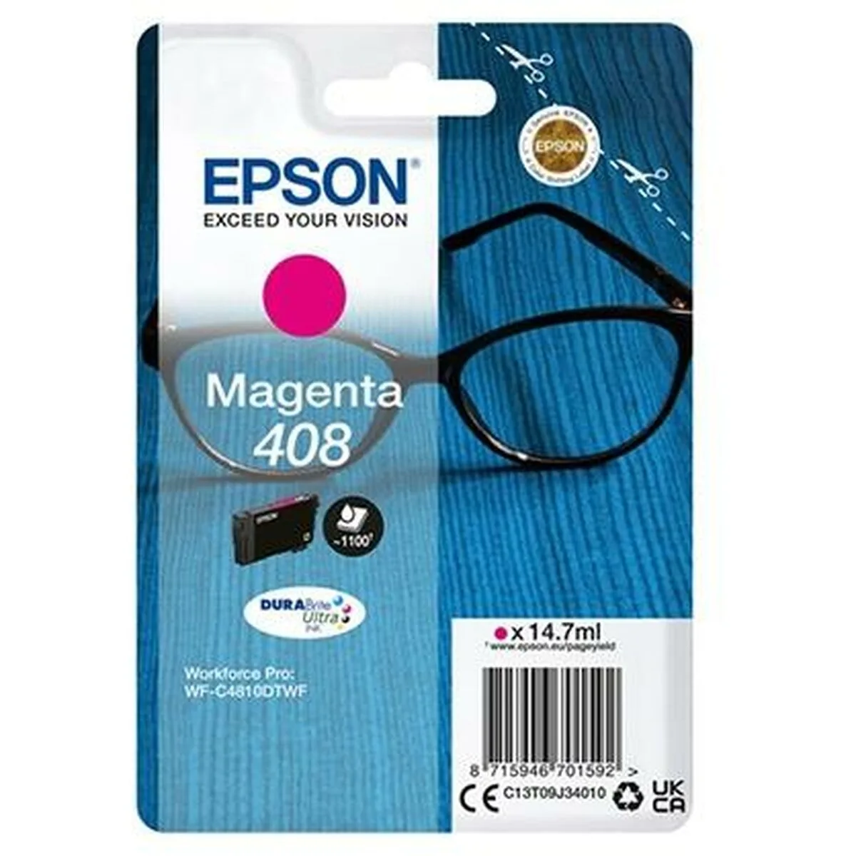 Cartouche d encre originale epson 408 noir magenta m050688948. Nous traitons chaque produit Diaytar avec le même respect que si nous devions l'offrir à un proche. La qualité est non-négociable.