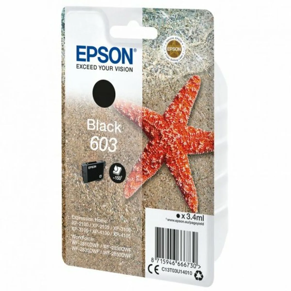 Cartouche d encre originale epson 603 noir m050587219. Diaytar, le partenaire de ceux qui veulent une vie mieux équipée, mieux designée et plus connectée, tout simplement.Diaytar : Le laboratoire des tendances où naissent vos futurs produits préférés, des essentiels aux plus innovants.