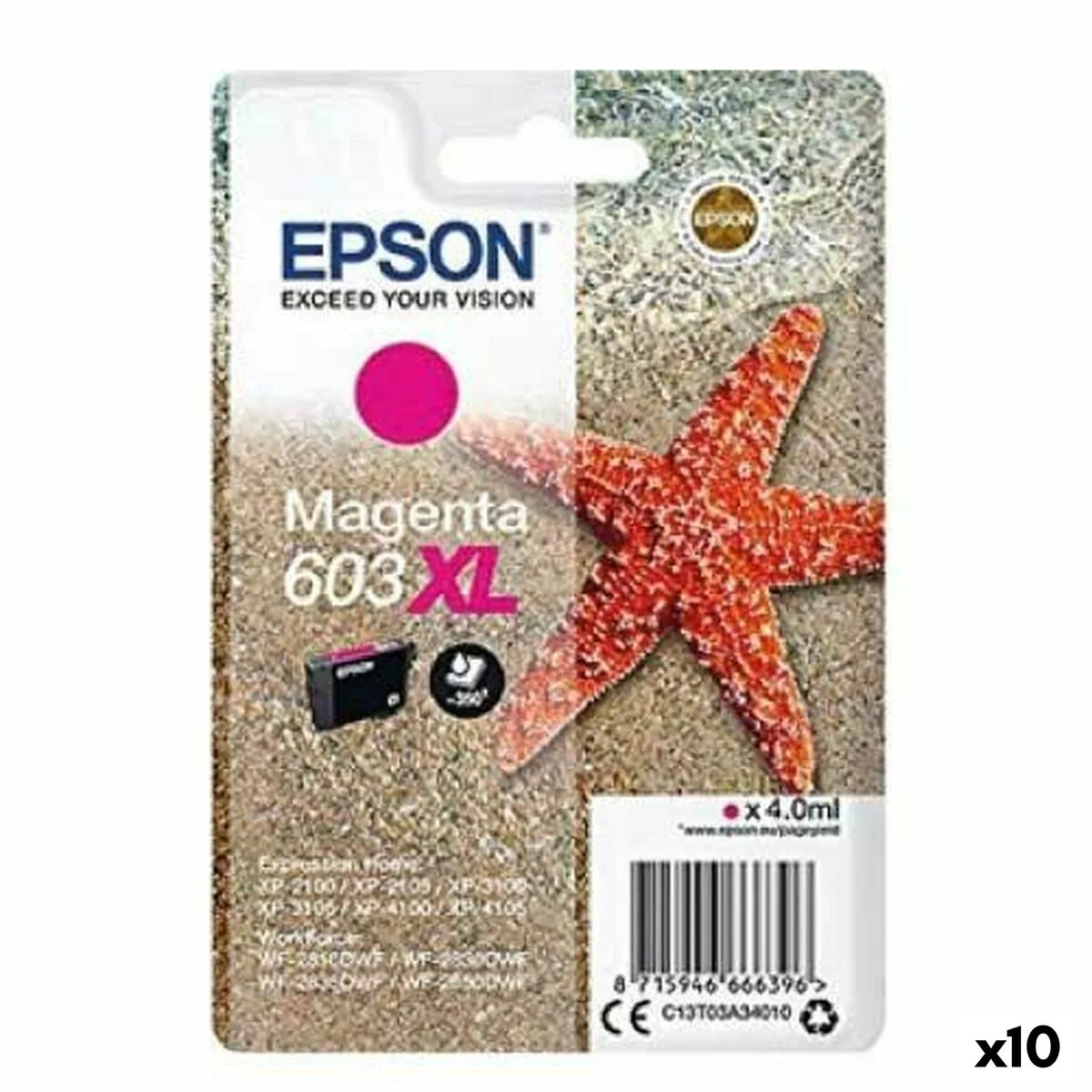 Cartouche d encre originale epson 603 xl magenta 10 unites s843686244. Notre mission chez Diaytar : démocratiser l'accès aux produits extraordinaires, sans rogner sur le design ou la qualité.
