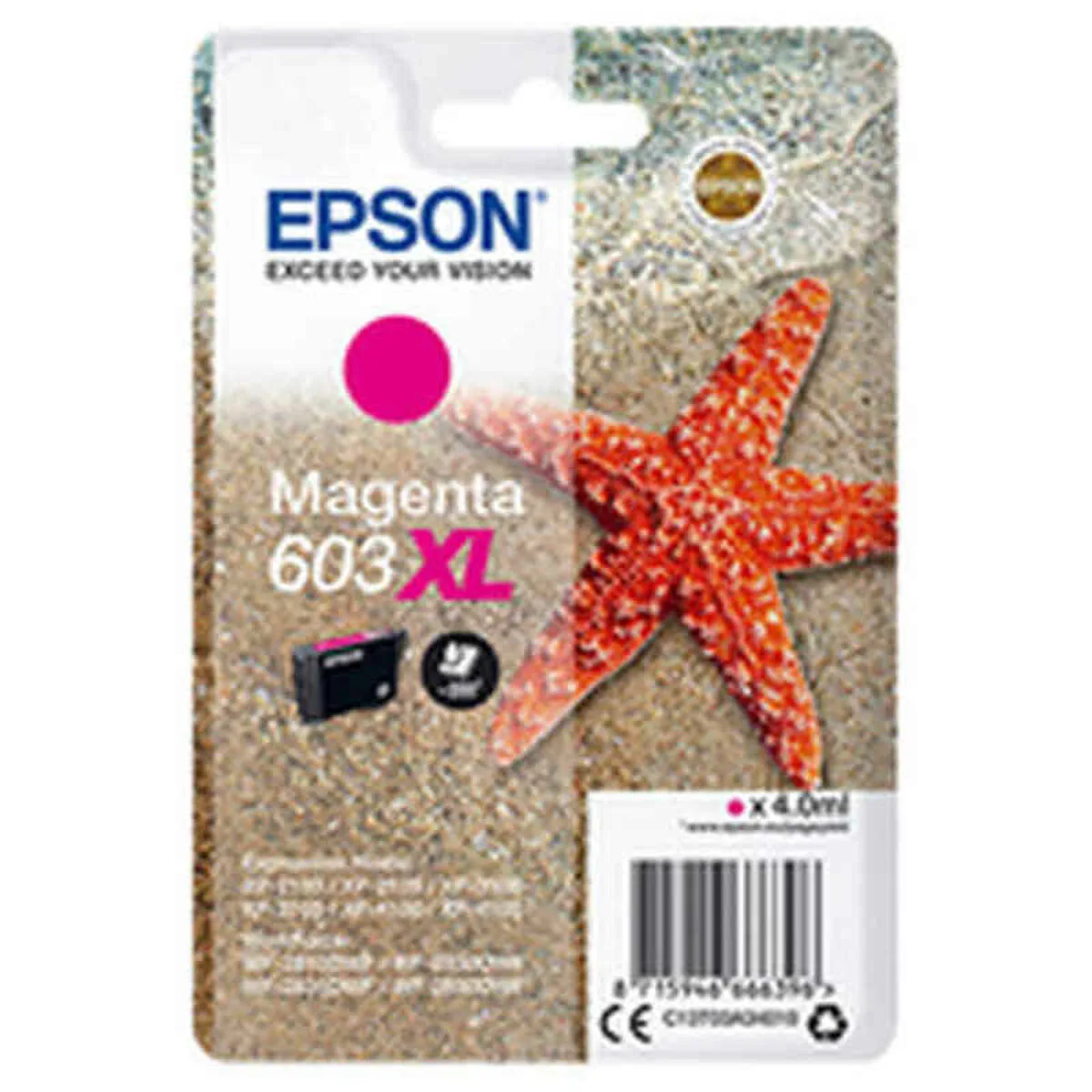 Cartouche d encre originale epson 603xl magenta m050585871. La qualité Diaytar : un engagement, une promesse, une satisfaction garantie.