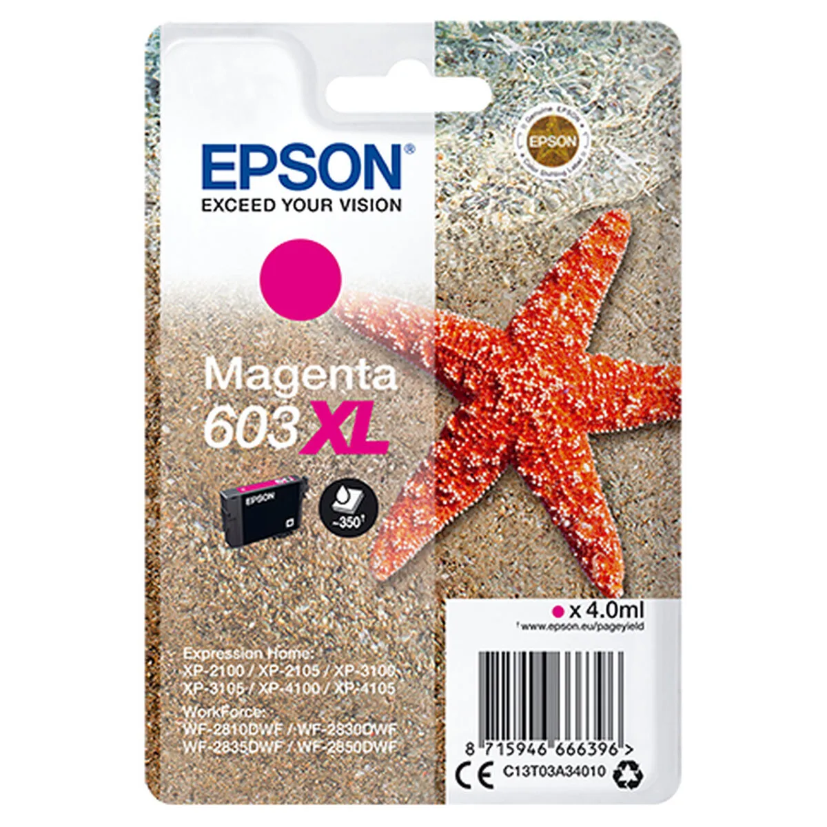 Cartouche d encre originale epson 603xl magenta m050585888. Bienvenue dans le cercle très sélect des acheteurs inspirés. Diaytar révèle les produits qui définiront demain.