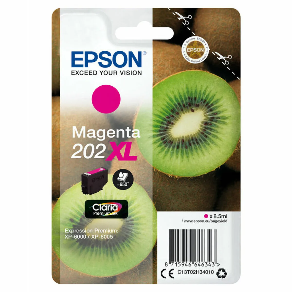 Cartouche d encre originale epson c13t02h34010 magenta m050582818. Notre équipe Diaytar est une bande de dénicheurs compulsifs, toujours en quête du produit qui provoquera l'étincelle dans votre regard.