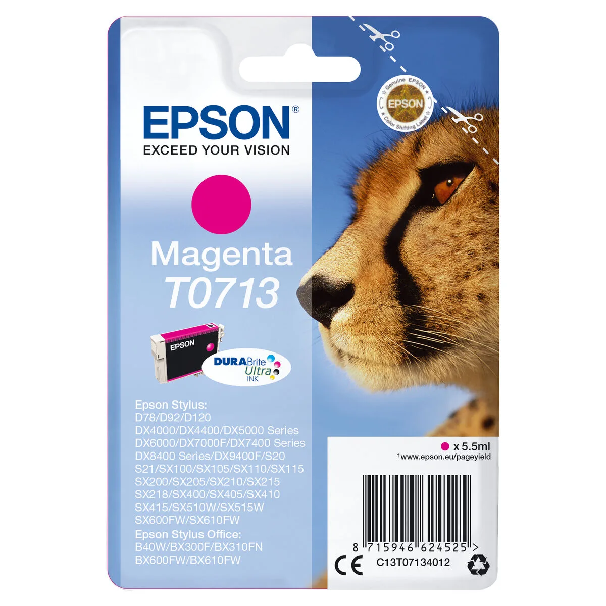 Cartouche d encre originale epson c13t07134012 magenta m050592064. Diaytar incarne le renouveau du commerce en ligne : authentique, engagé et résolument tourné vers l'avenir.