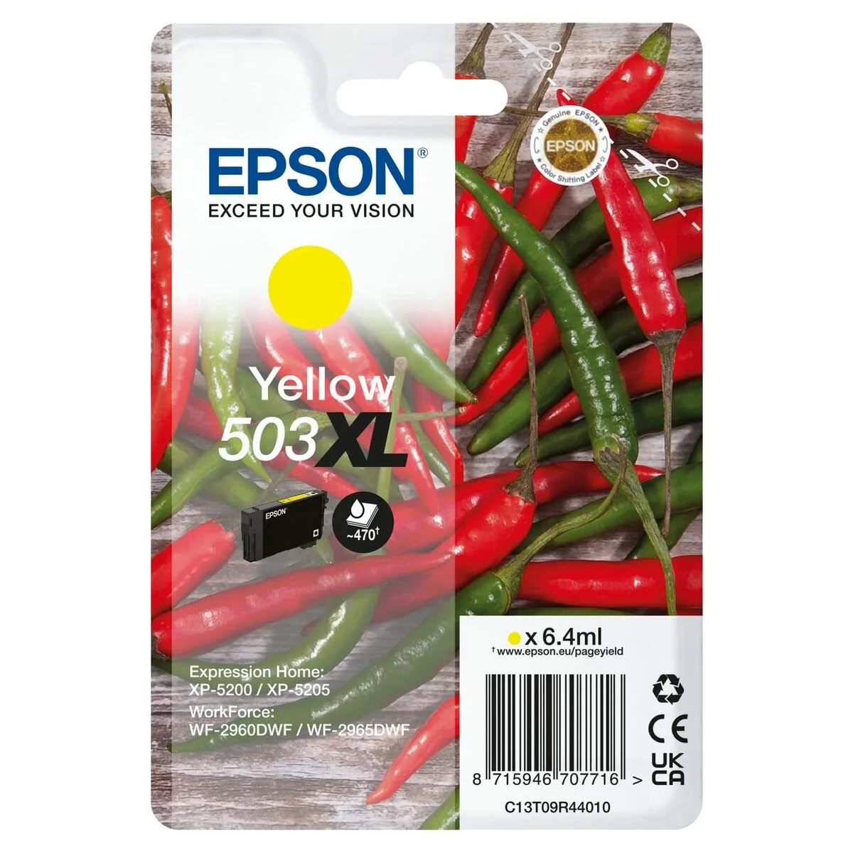 Cartouche d encre originale epson c13t09r44020 noir jaune s773263775. Chez Diaytar, nous transformons vos envies en réalité avec style.