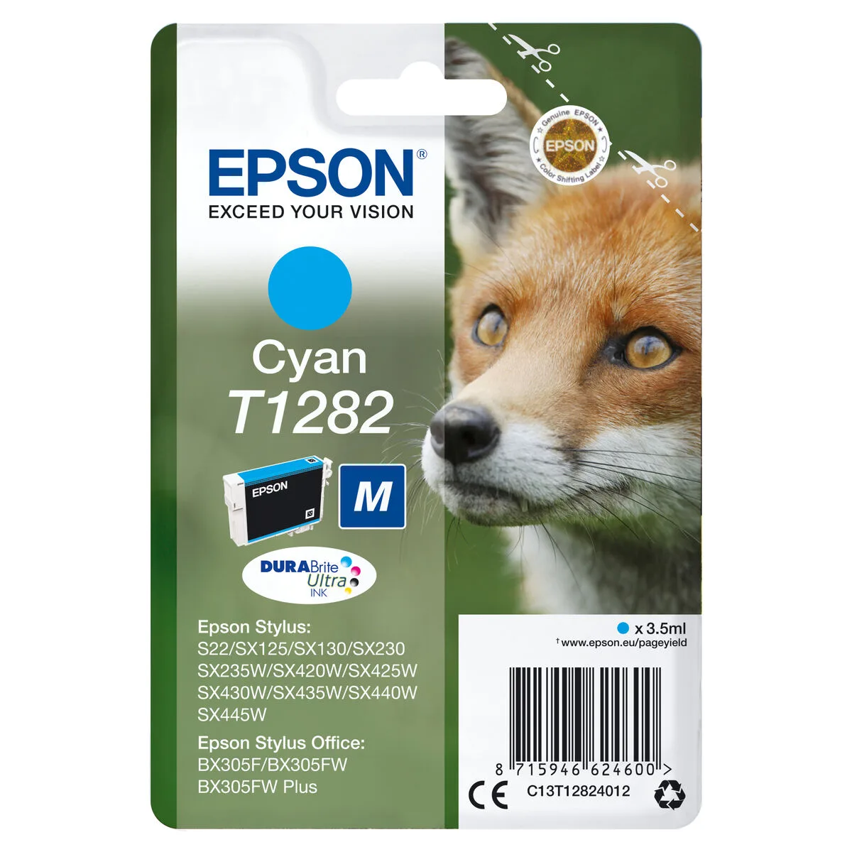 Cartouche d encre originale epson c13t12824012 cyan m050595888. Chez Diaytar, nous fusionnons l'utile à l'agréable avec une gamme complète de produits soigneusement choisis pour leur design et leur fonctionnalité