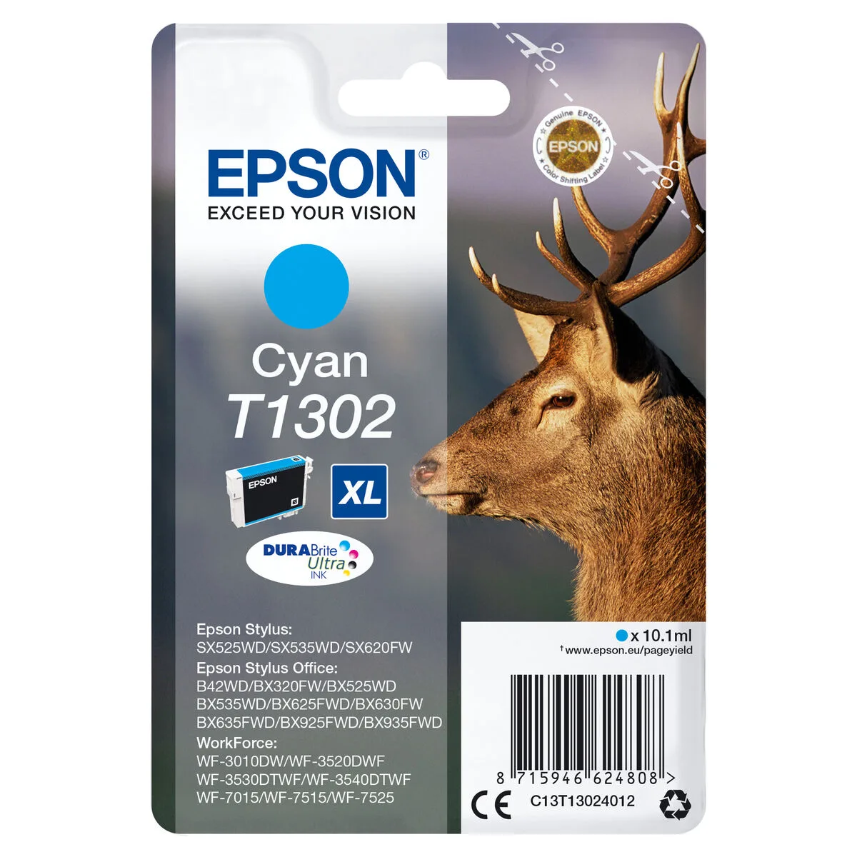 Cartouche d encre originale epson c13t13024012 cyan m050597850. Soyez à la pointe de la tendance et de la technologie avec Diaytar, votre partenaire pour un shopping généraliste avisé