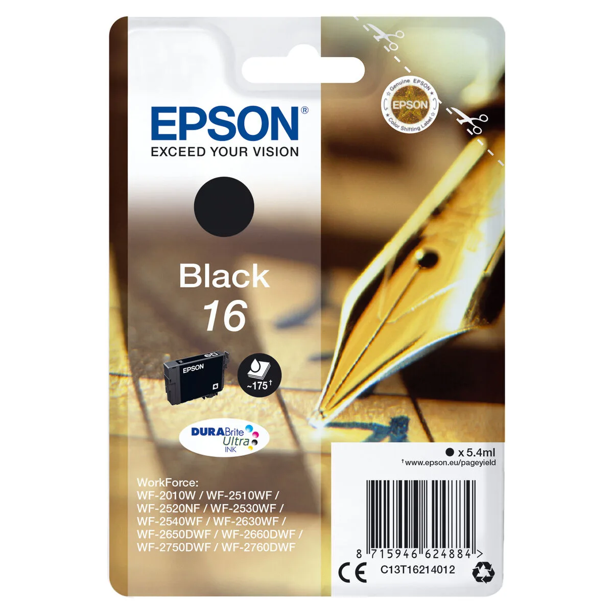Cartouche d encre originale epson c13t16214012 noir m050600320. Votre garde-robe mérite le style Diaytar - Découvrez nos nouveautés !