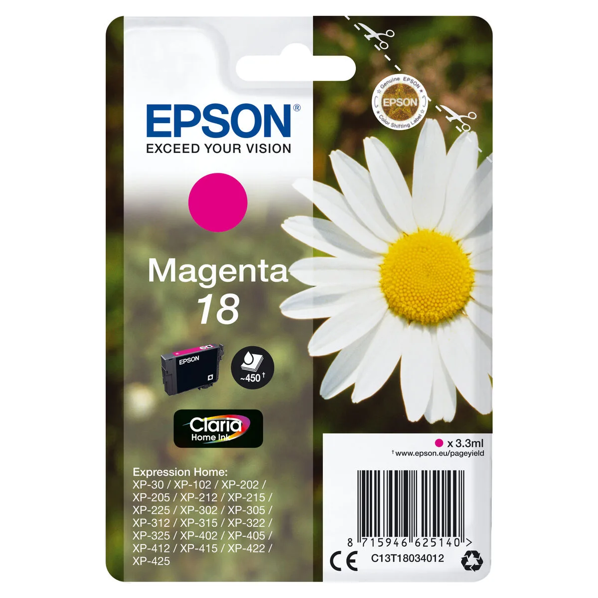 Cartouche d encre originale epson c13t18034012 magenta m050602693. Avec Diaytar, faites le plein d'idées et de produits ingénieux pour toutes les pièces de votre maison et tous les aspects de votre vie