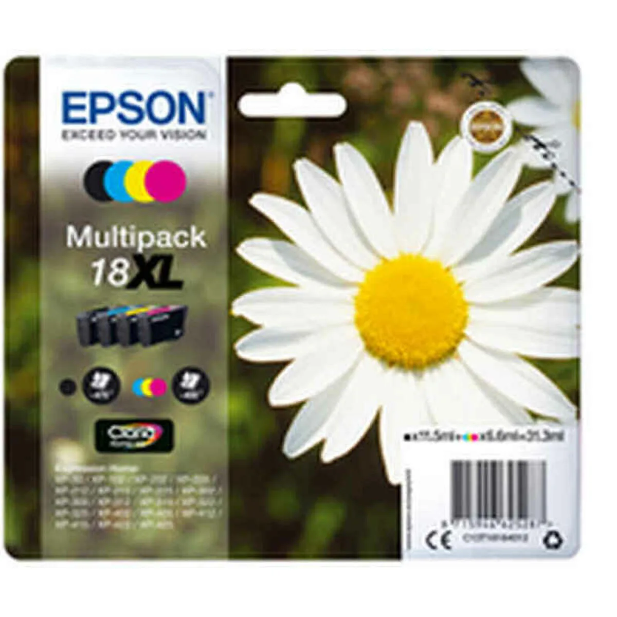 Cartouche d encre originale epson c13t18164012 multicouleur noir cyan magenta jaune m050603922. Nous avons rêvé Diaytar pour vous. Une plateforme où chaque clic est une promesse de découverte et de satisfaction.