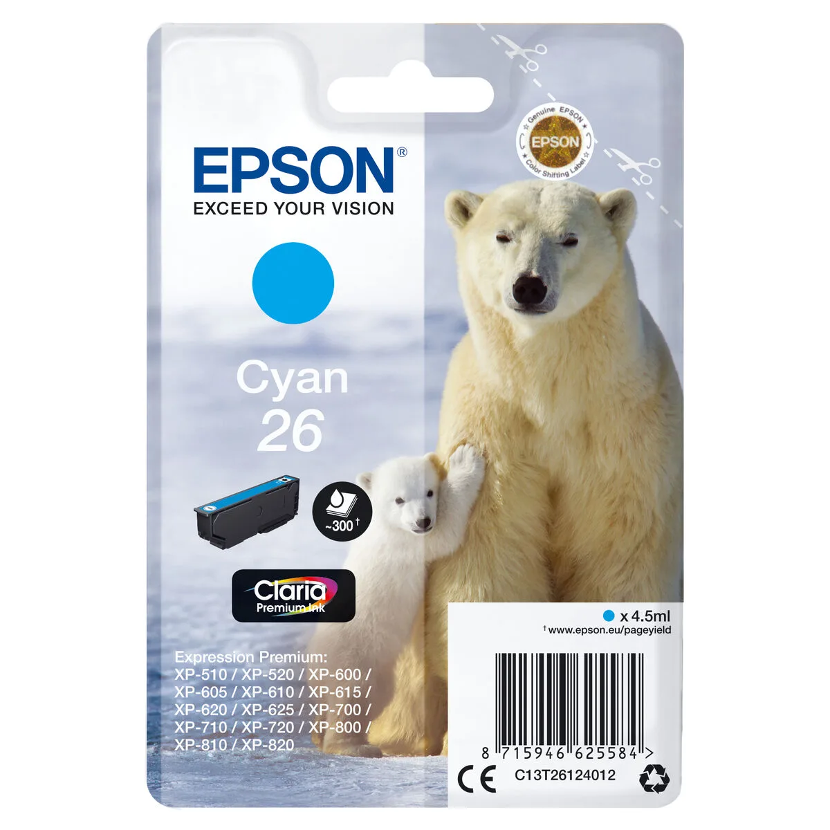 Cartouche d encre originale epson c13t26124012 cyan m050606289. C'est officiel : Diaytar devient votre nouvelle addiction shopping. Des produits si bons, vous ne voudrez plus vous arrêter.