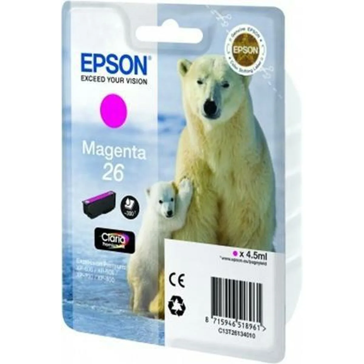 Cartouche d encre originale epson c13t26134012 magenta m050606498. Diaytar, c'est la vitrine ultime des produits qui comptent vraiment, ceux qui simplifient et embellissent existant.