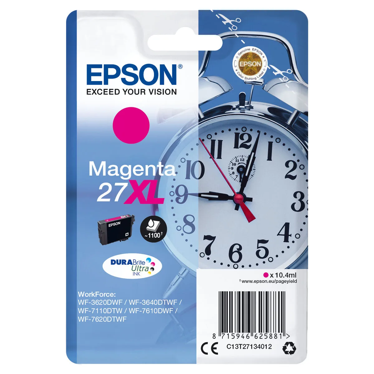 Cartouche d encre originale epson c13t27134022 magenta s773282354. Diaytar a été pensé pour les multitâches, les exigeants, les pressés, les rêveurs... En somme, pour vous.